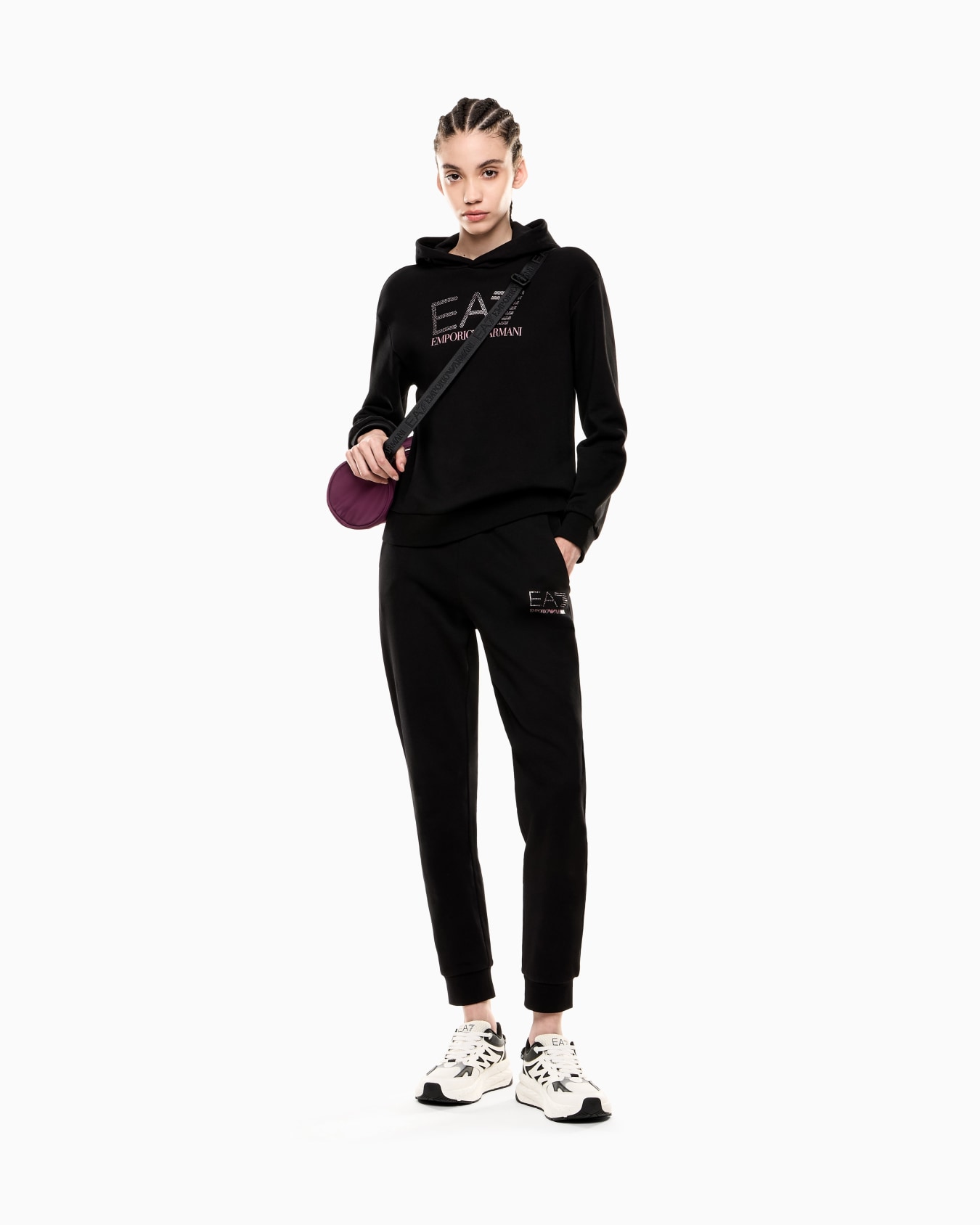 Pantalon de jogging Logo Series en mélange de coton biologique Diapositive 1