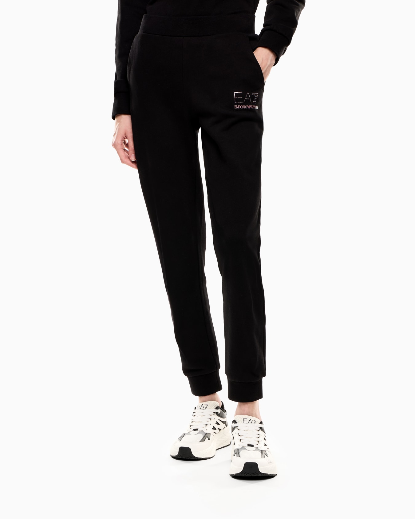 Pantalon de jogging Logo Series en mélange de coton biologique Diapositive 3