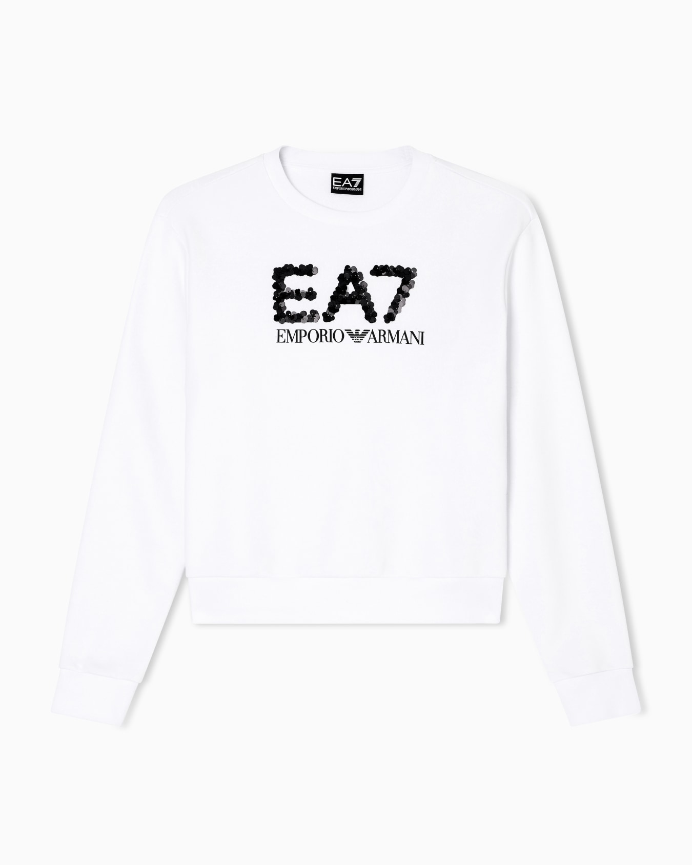 Cotton-blend crew-neck sweatshirt Slide 0