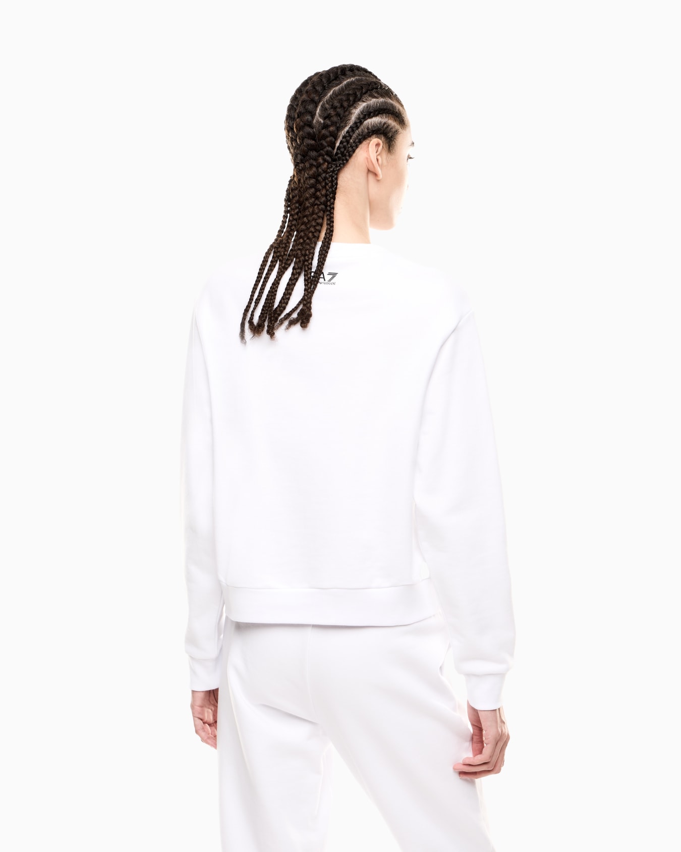 Cotton-blend crew-neck sweatshirt Slide 2