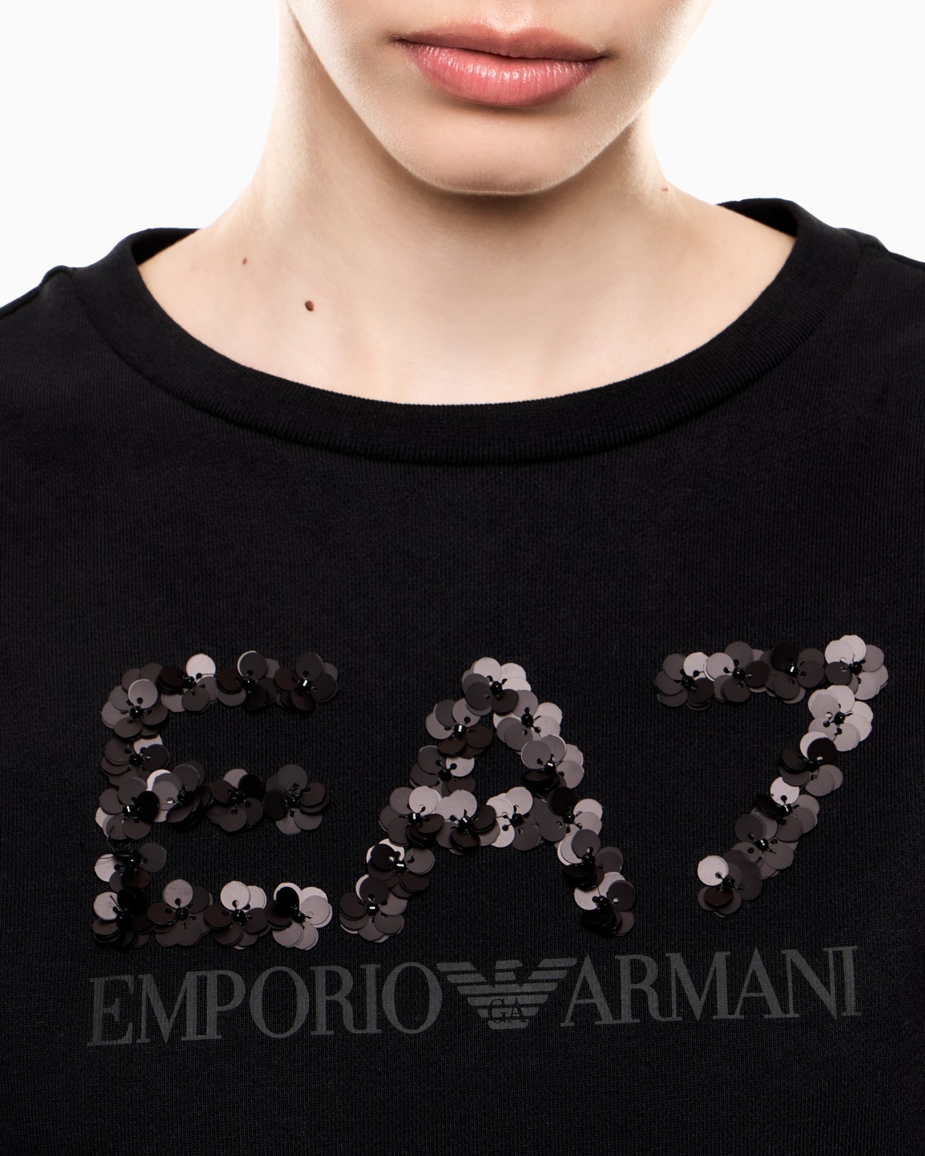 Cotton-blend crew-neck sweatshirt Slide 4