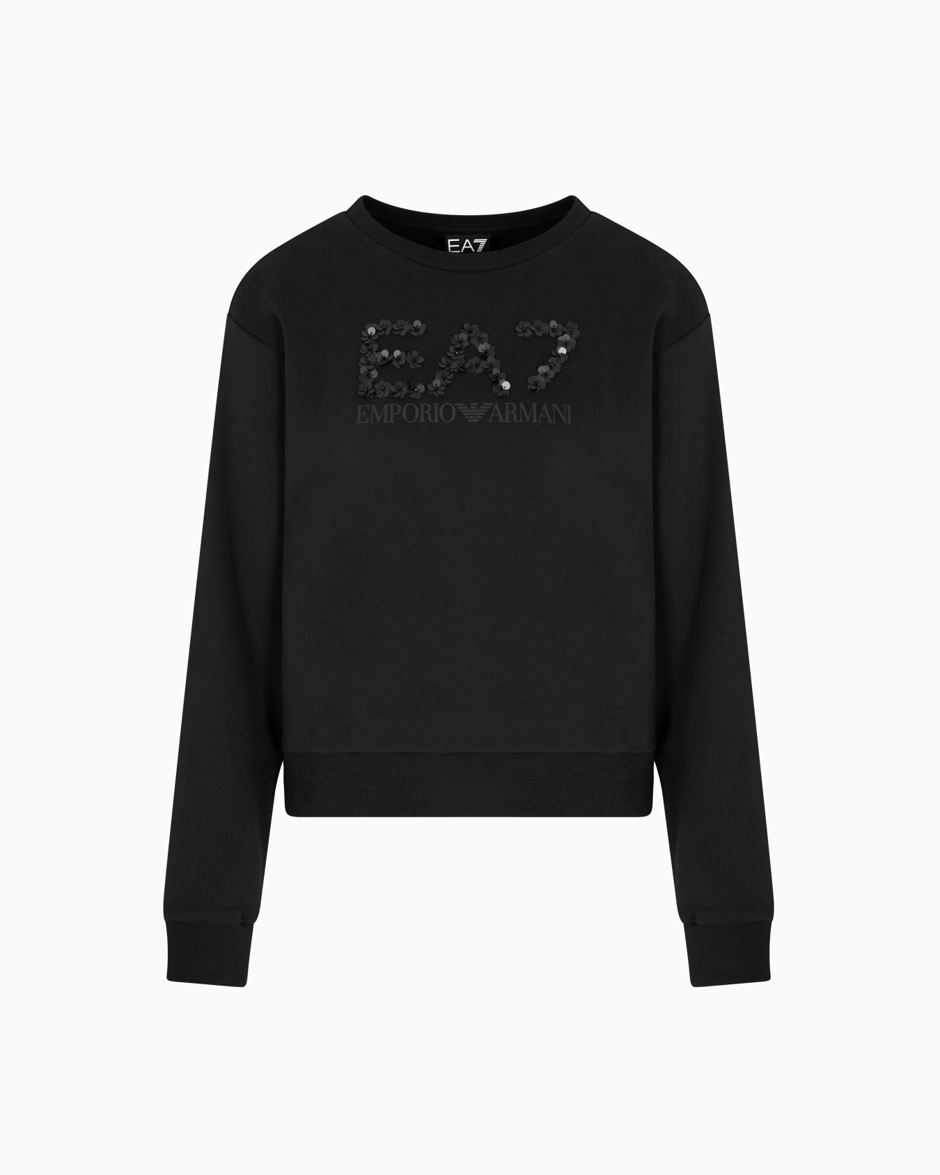 Cotton-blend crew-neck sweatshirt Slide 0