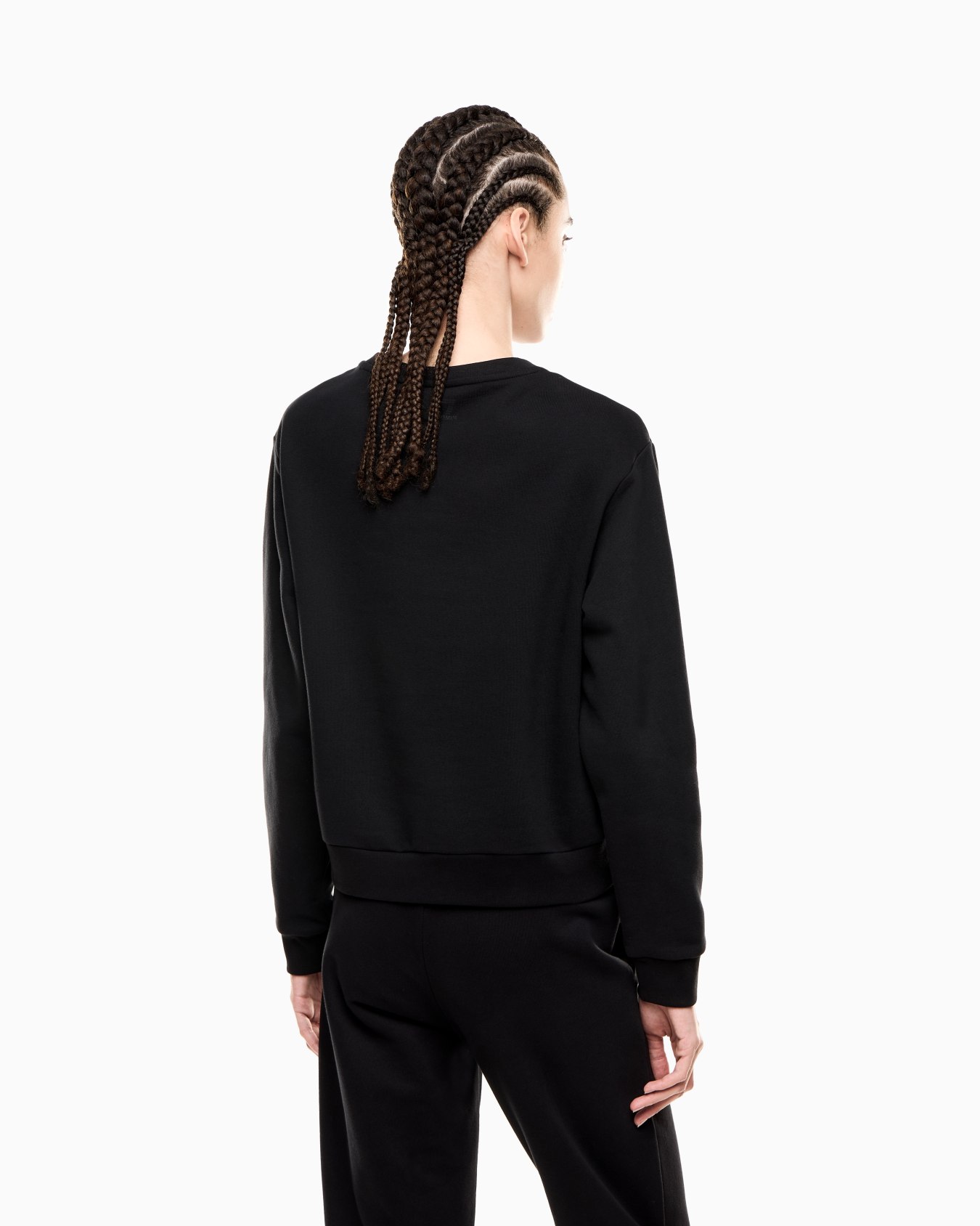 Cotton-blend crew-neck sweatshirt Slide 2