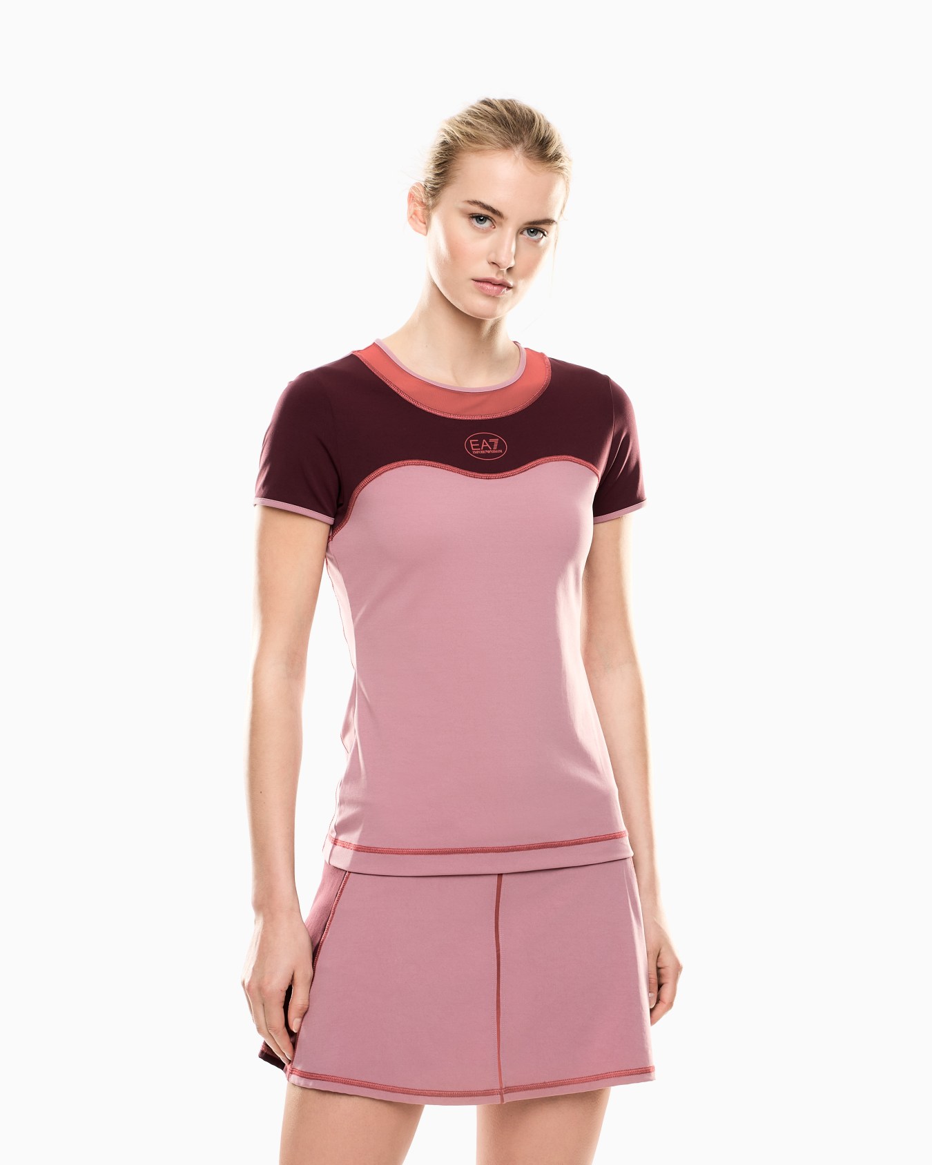 Tennis Pro crew-neck T-shirt in VENTUS7 technical fabric Slide 3