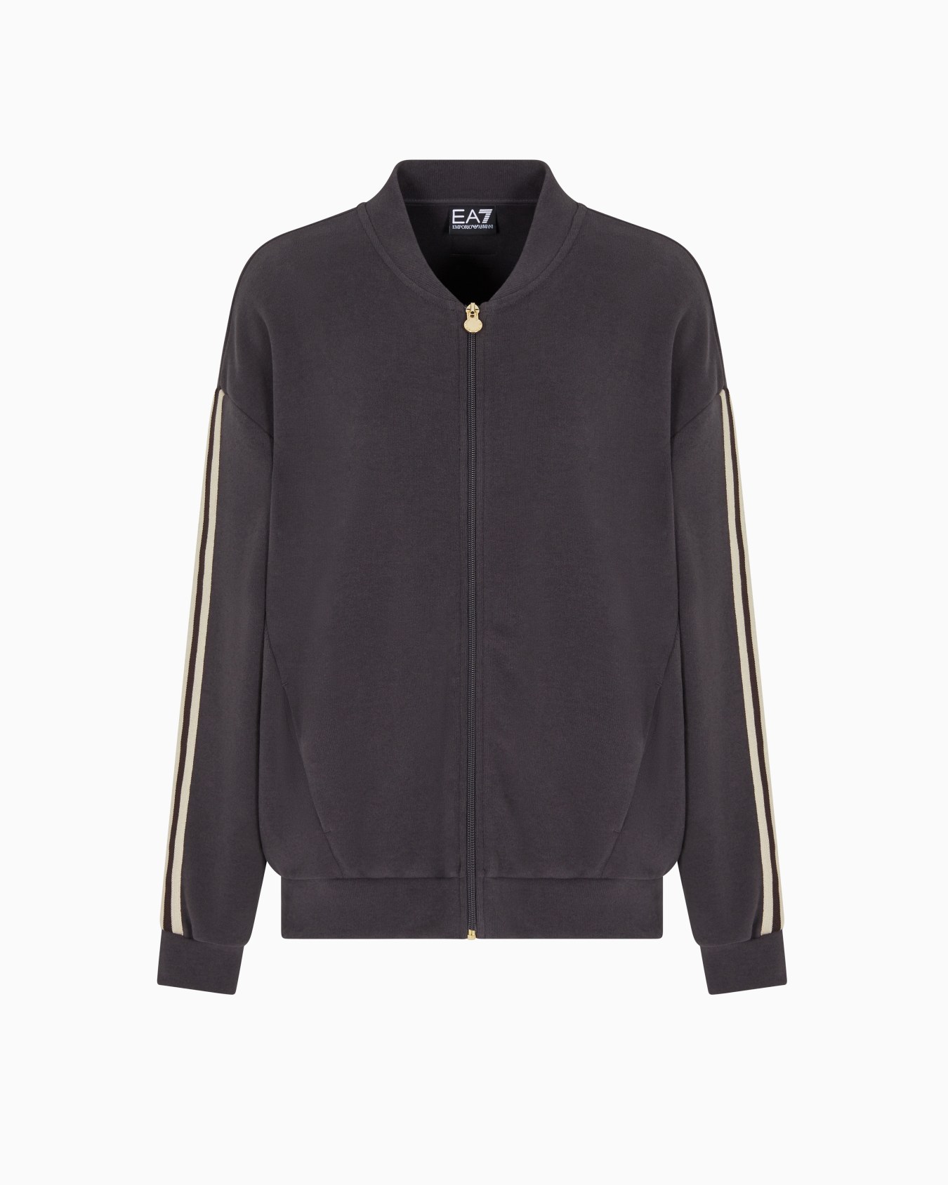 Sporty Forever ジップアップ スウェットシャツ コットン混紡 スライドする 0