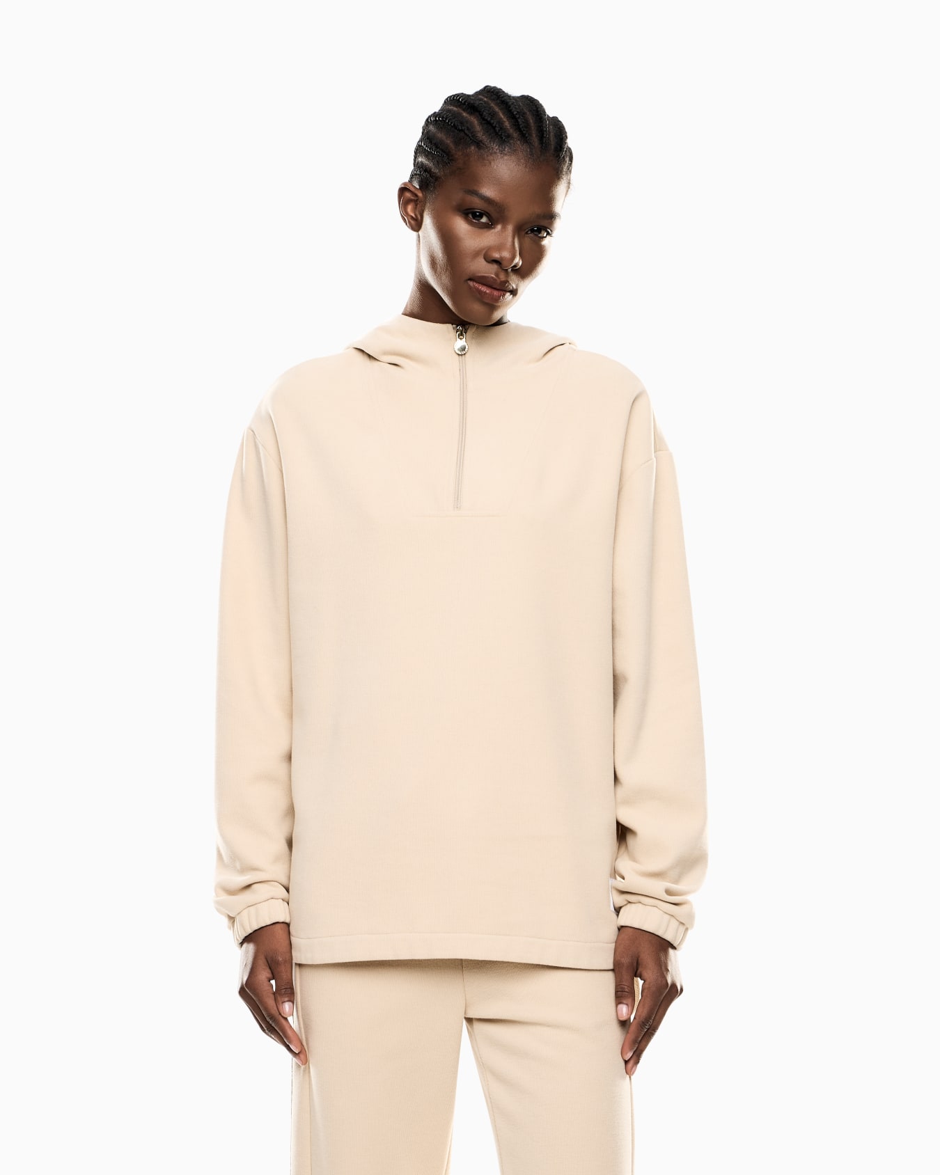 Sporty Forever cotton-blend hooded sweatshirt Slide 3