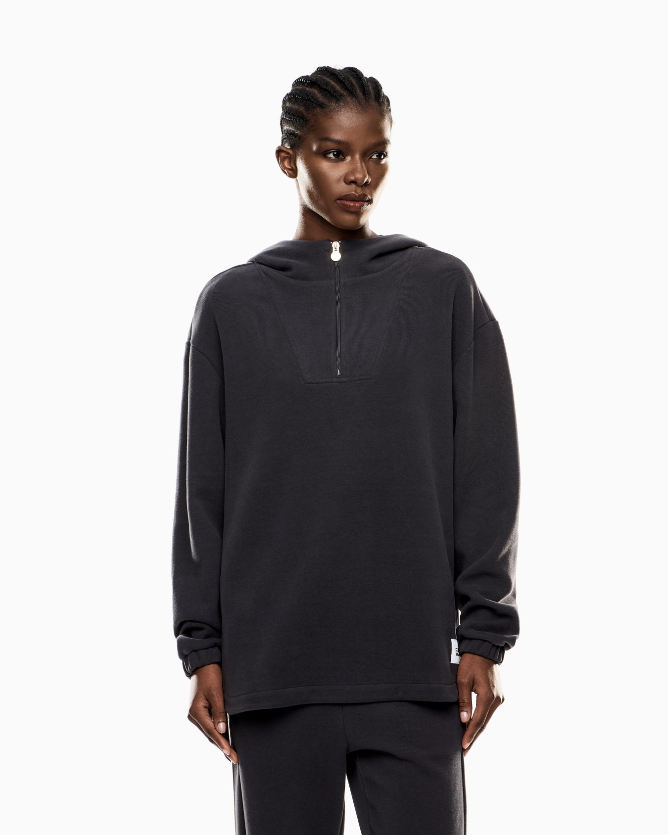 Sporty Forever cotton-blend hooded sweatshirt Slide 3