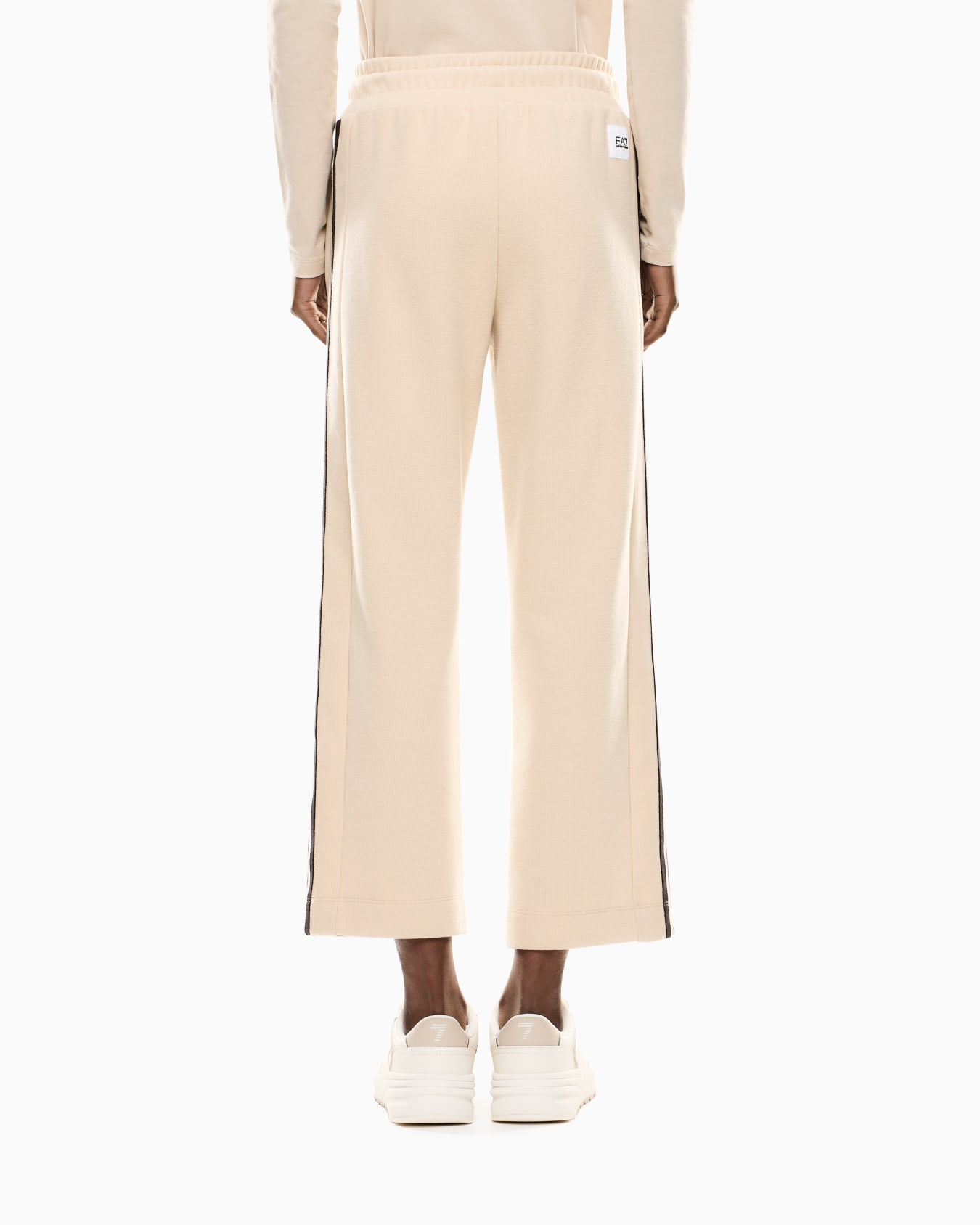 Sporty Forever ワイドパンツ コットン混紡 スライドする 2