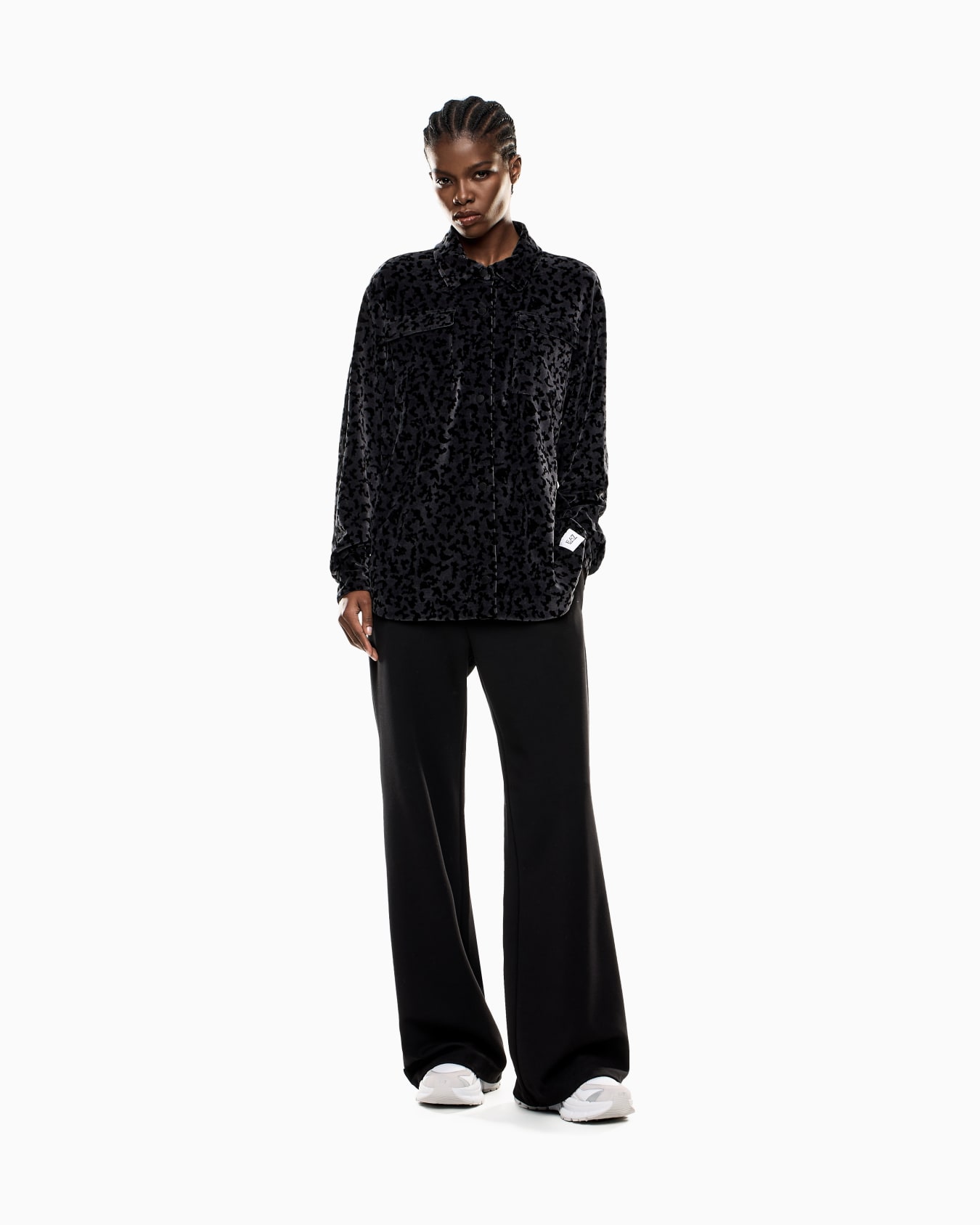 Graphic Series animal-print chenille overshirt Slide 1