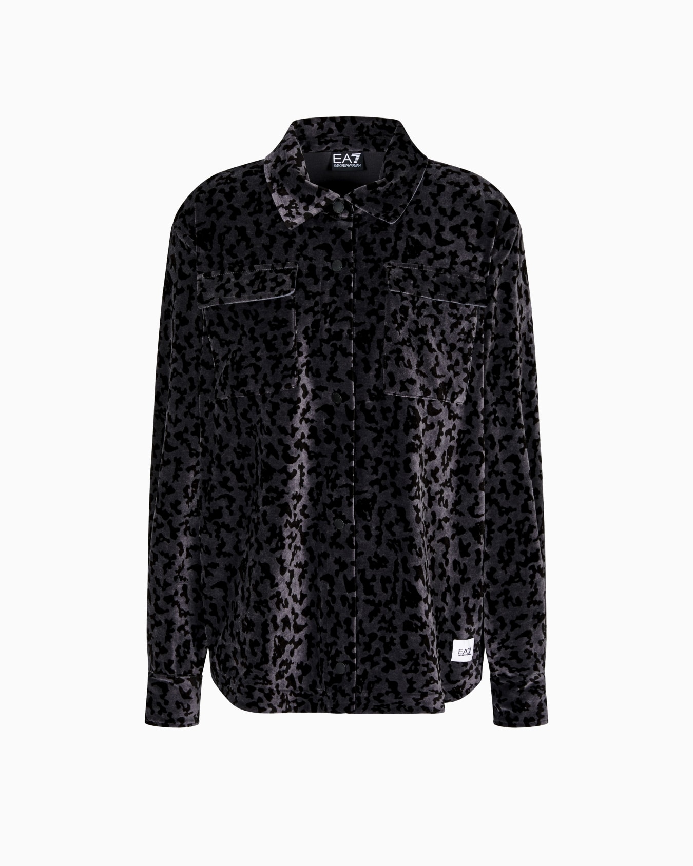 Graphic Series animal-print chenille overshirt Slide 0