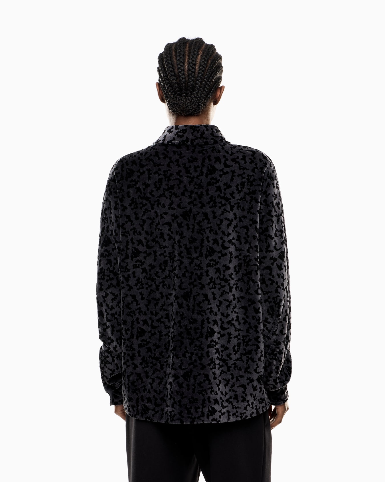 Graphic Series animal-print chenille overshirt Slide 2
