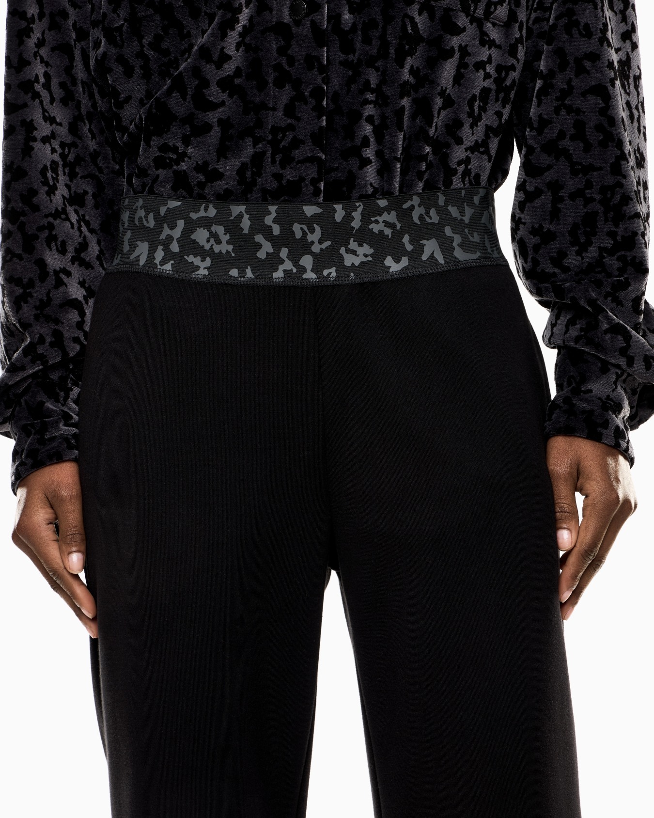 Pantalones anchos de mezcla de algodón Graphic Series Diapositiva 4