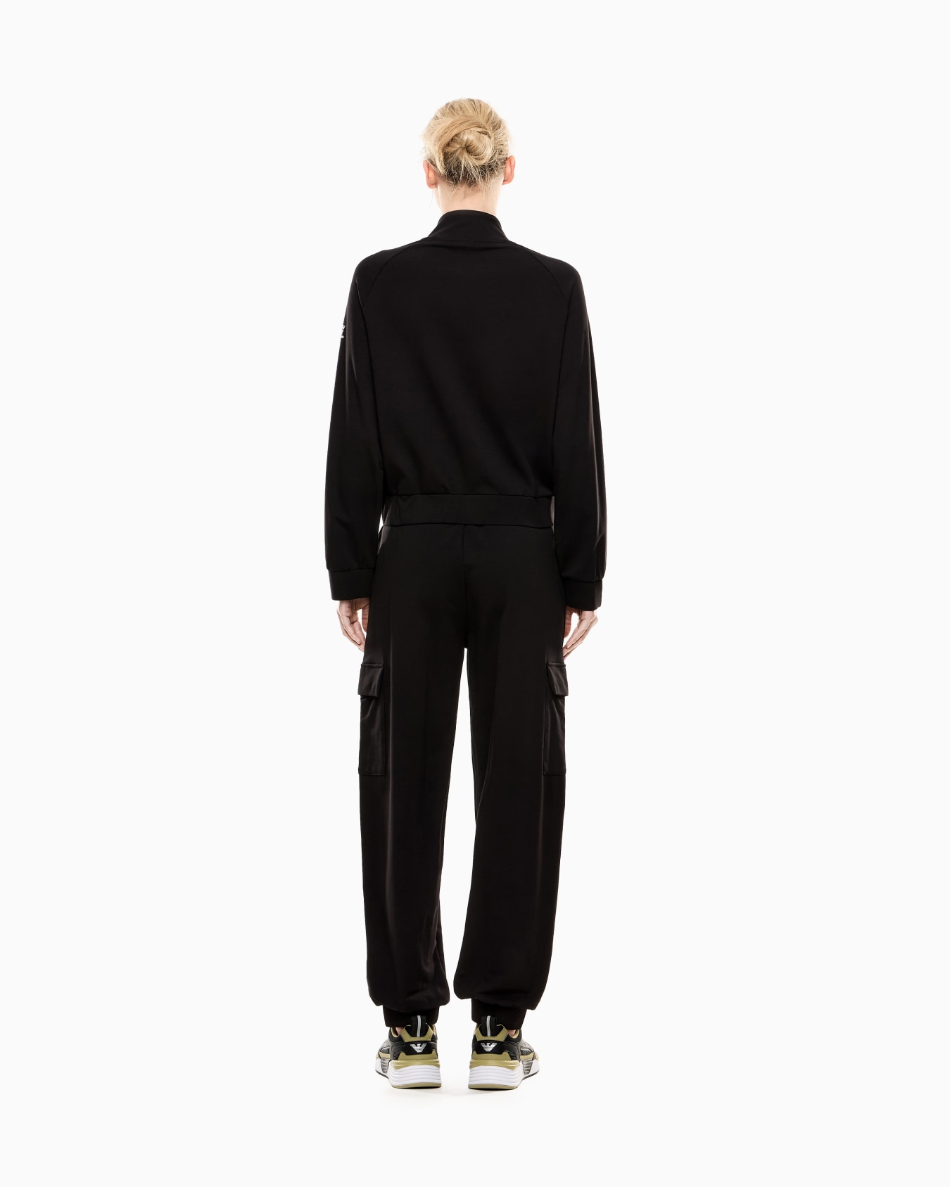 Stretch cotton tracksuit with cargo trousers Slide 2
