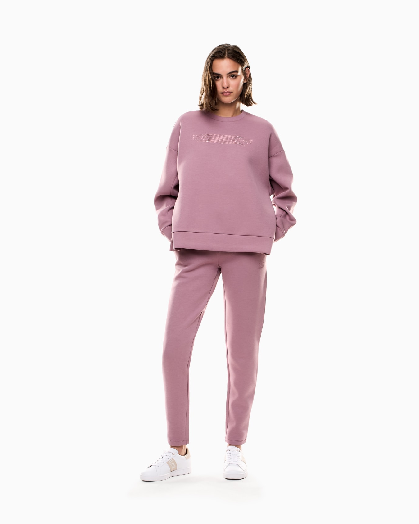 Logo Series cotton interlock tracksuit Slide 1