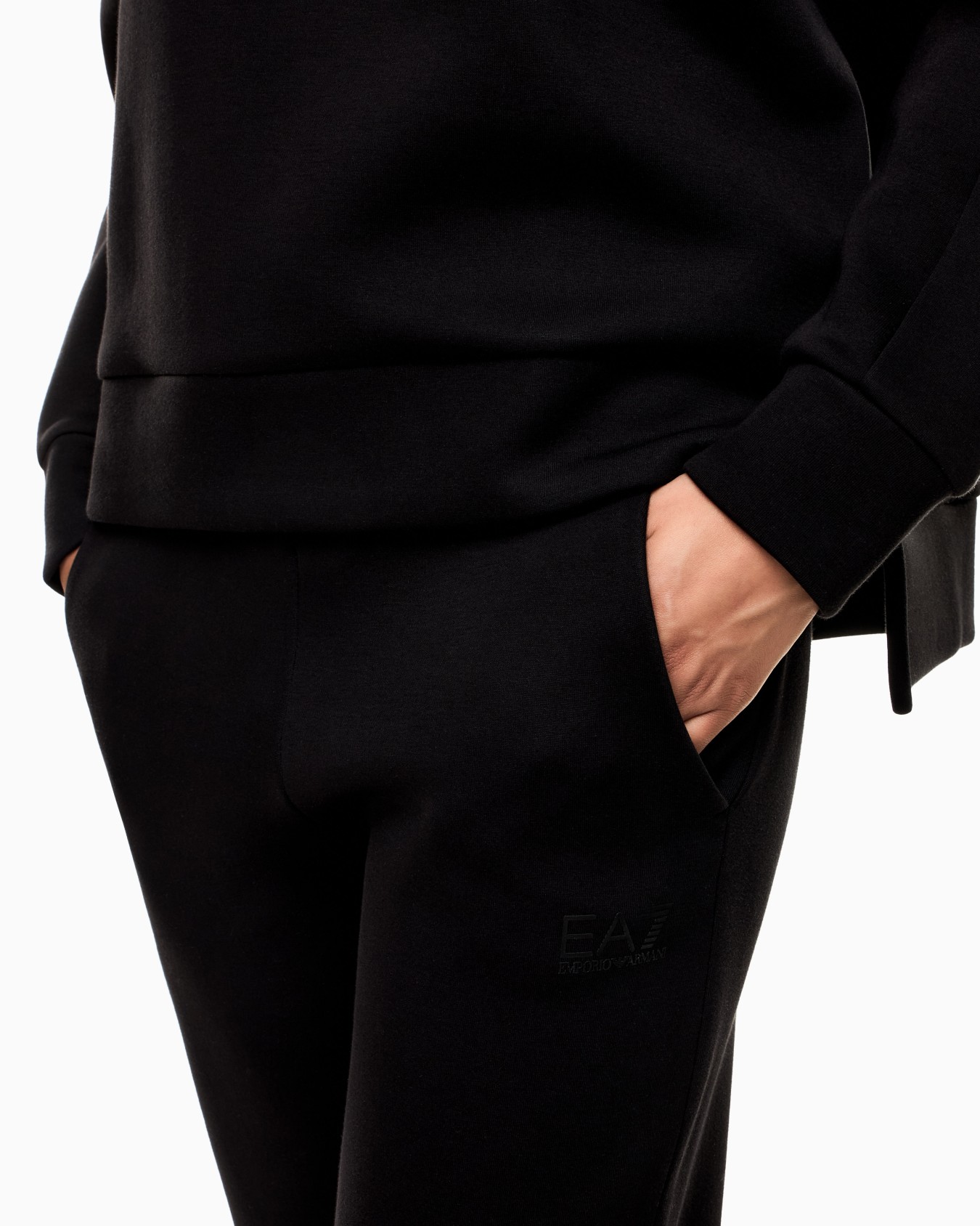 Logo Series cotton interlock tracksuit Slide 4
