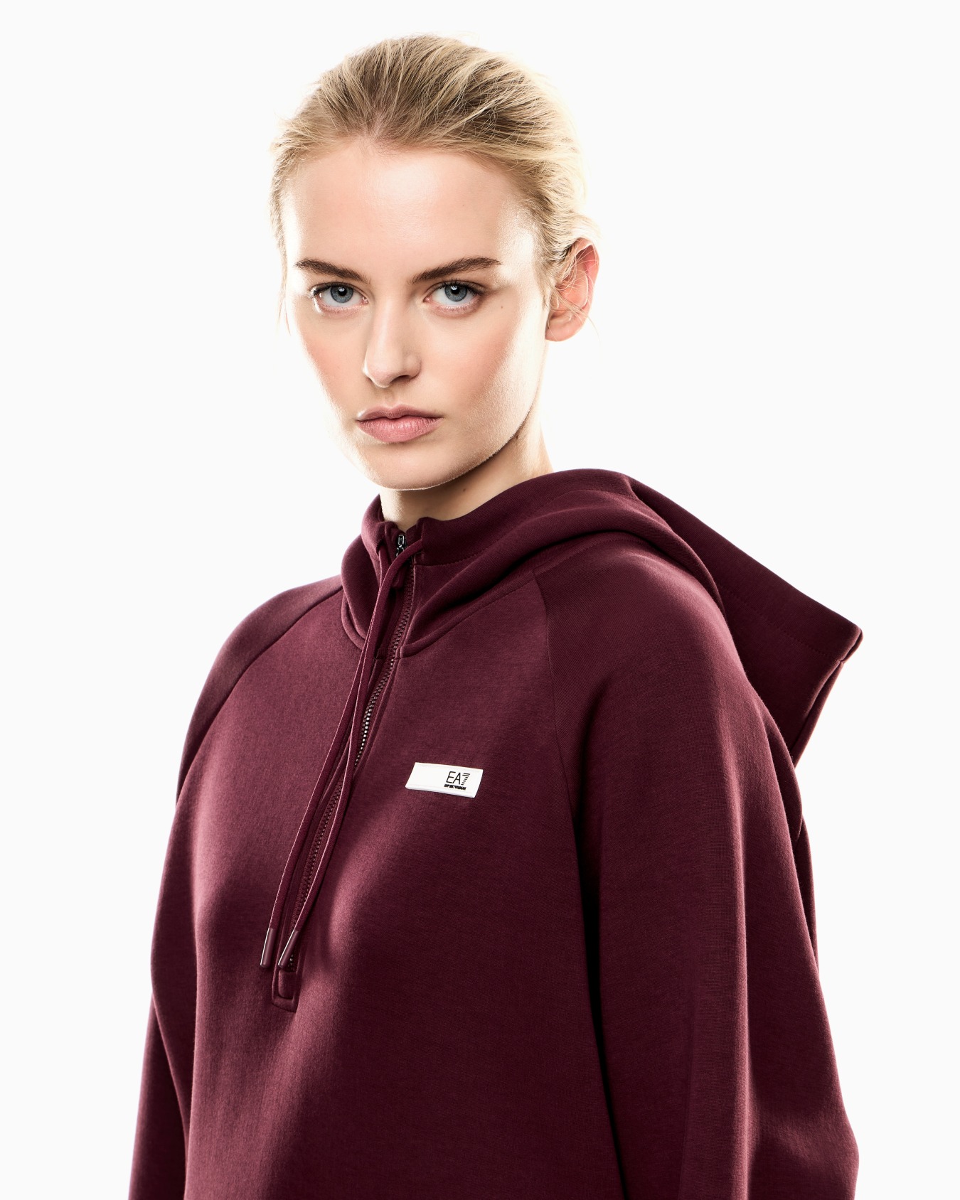 Dynamic Athlete hooded sweatshirt in Natural VENTUS7 technical fabric Slide 4