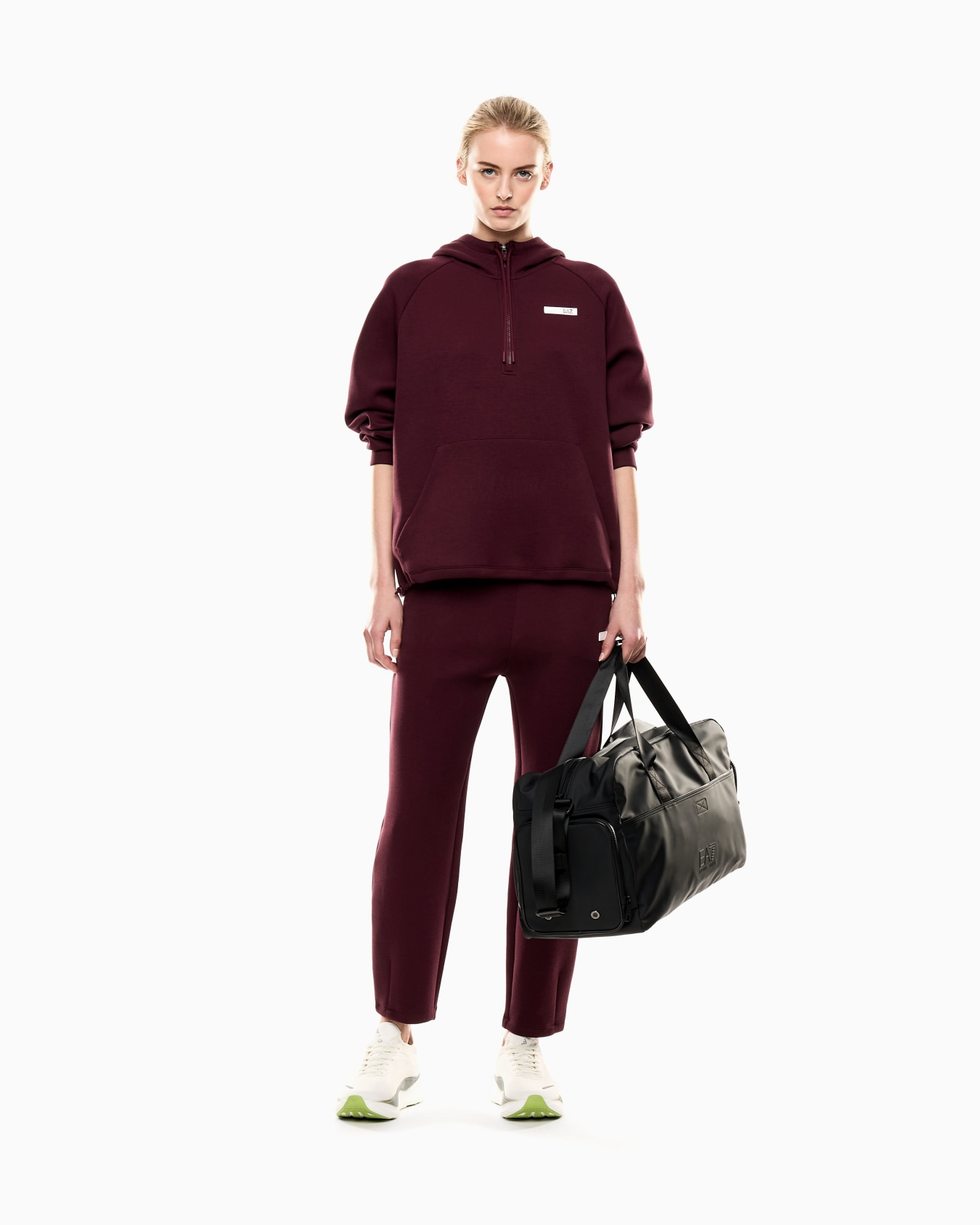 Dynamic Athlete hooded sweatshirt in Natural VENTUS7 technical fabric Slide 1