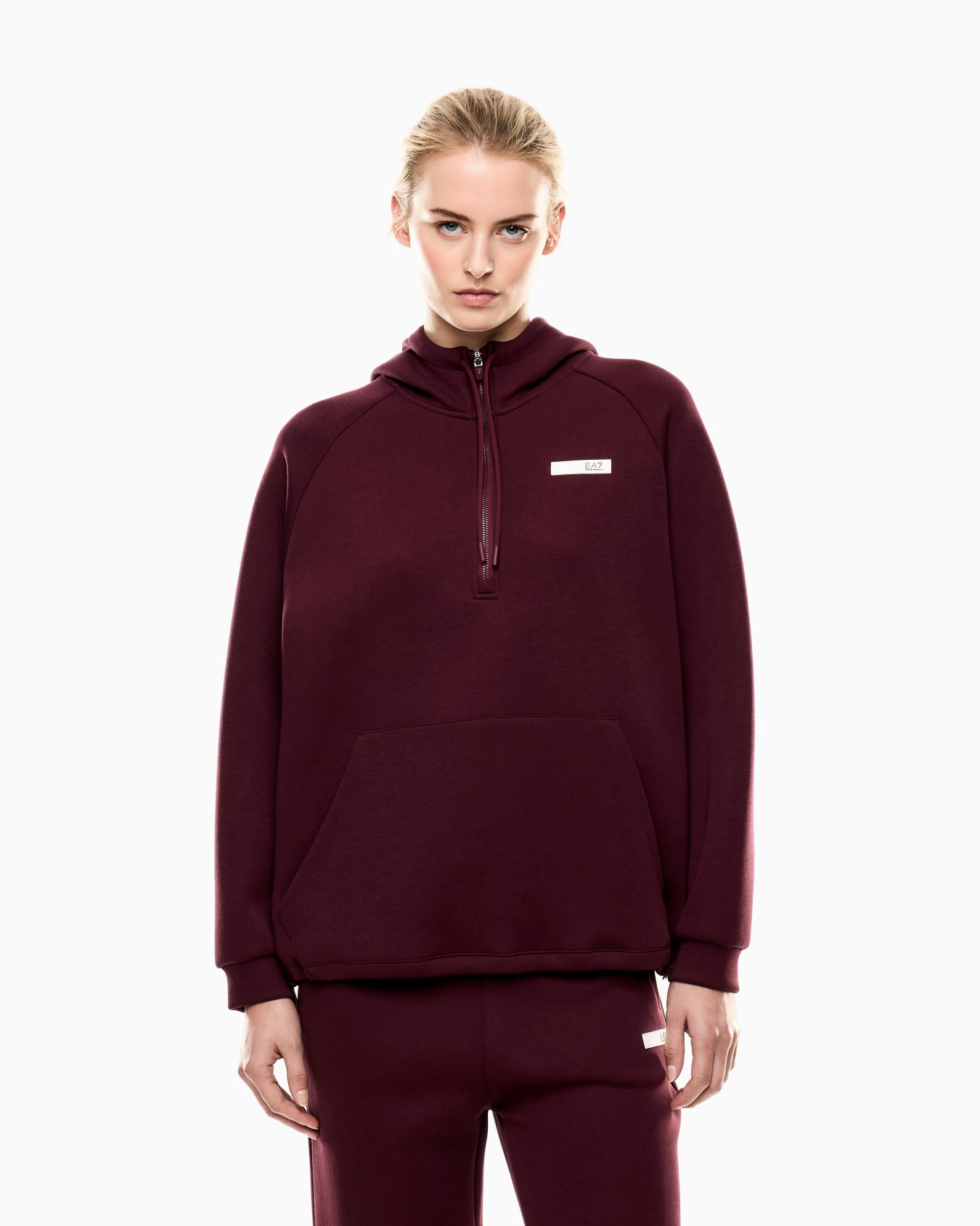 Dynamic Athlete hooded sweatshirt in Natural VENTUS7 technical fabric Slide 3