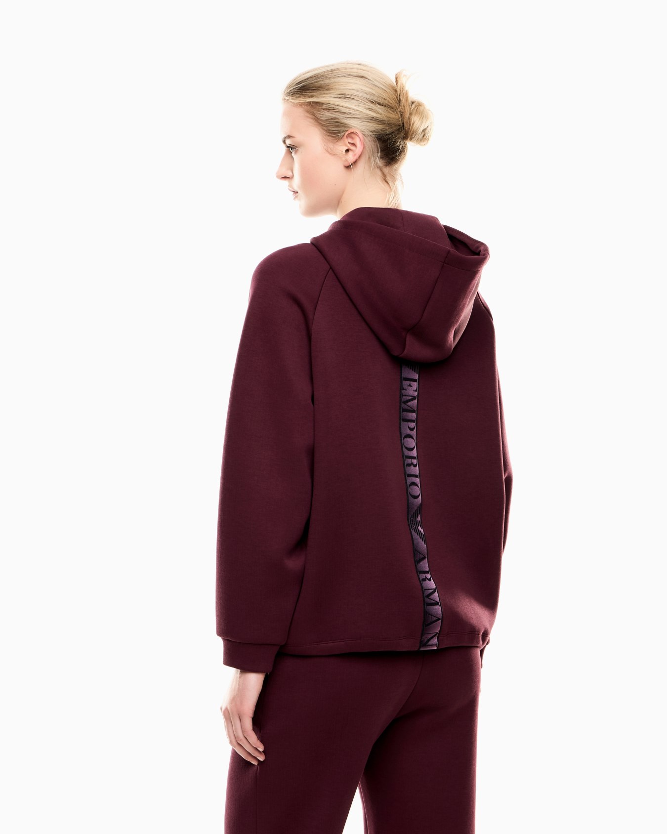 Dynamic Athlete hooded sweatshirt in Natural VENTUS7 technical fabric Slide 2
