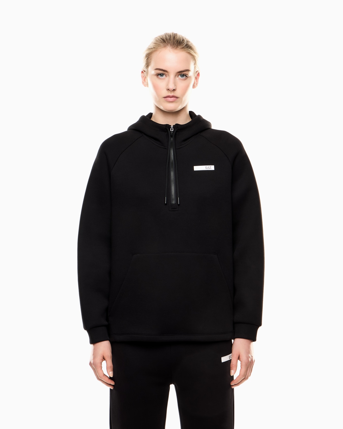 Dynamic Athlete hooded sweatshirt in Natural VENTUS7 technical fabric Slide 3