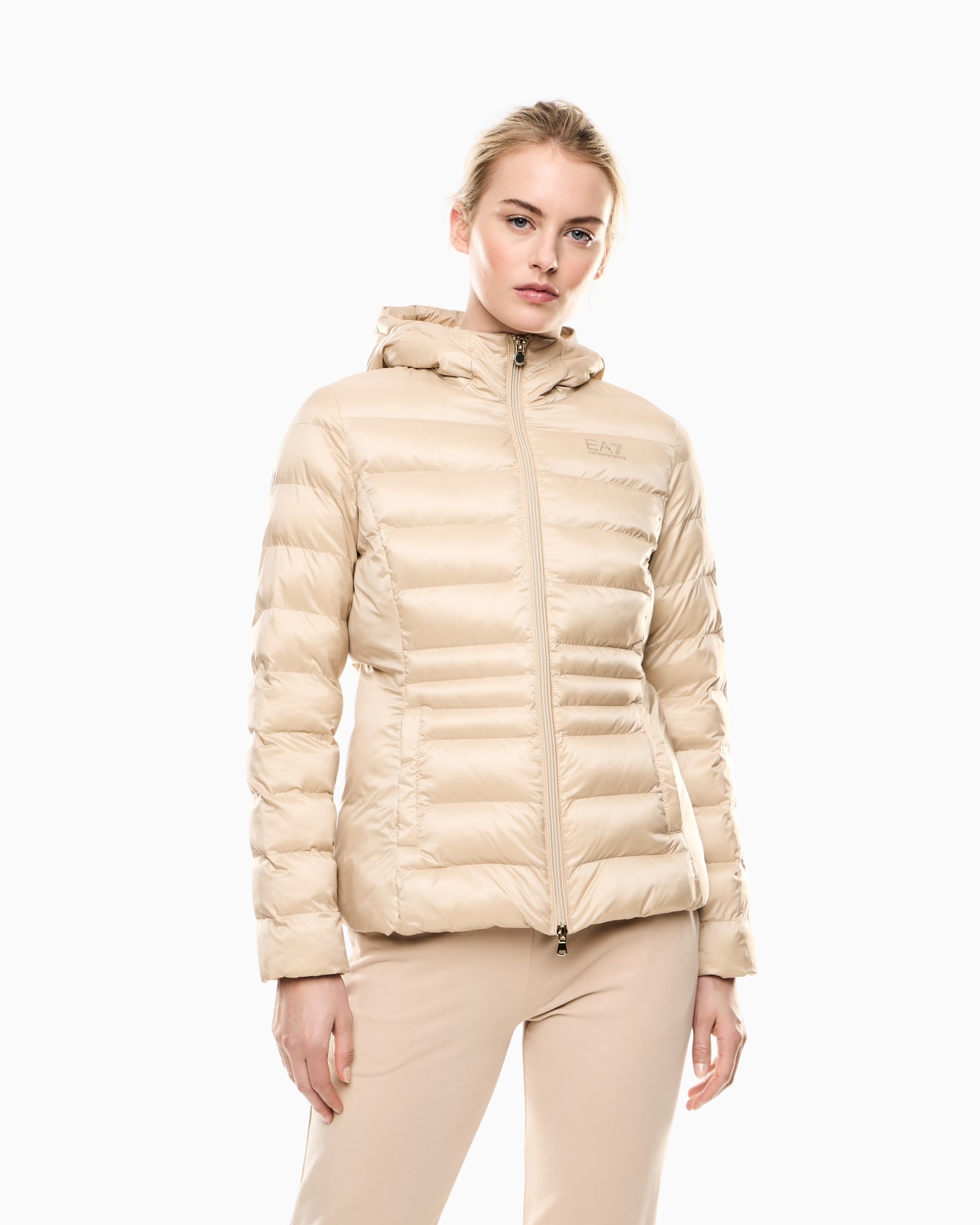 Core Lady nylon padded jacket Slide 3