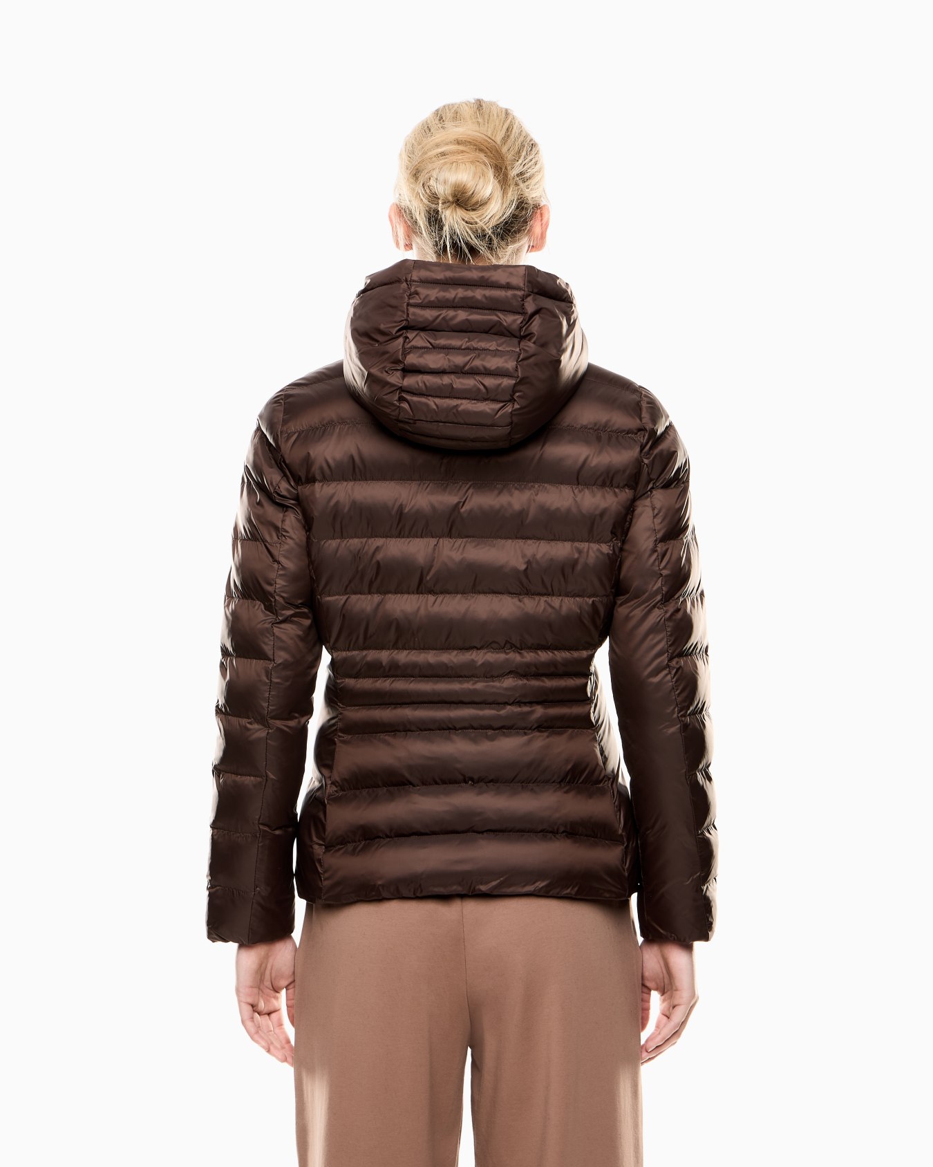 Wattierte Core Lady Jacke aus Nylon Folie 2