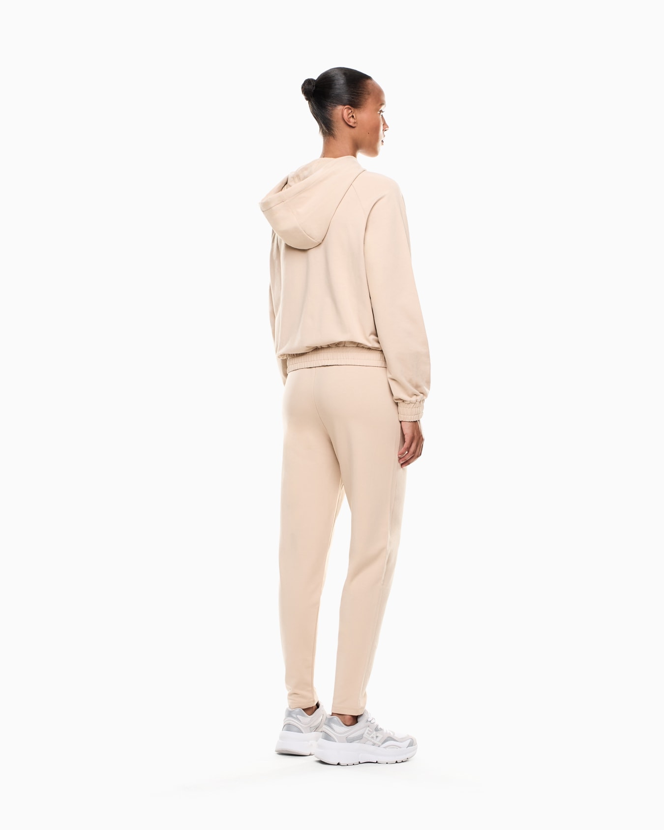 Organic cotton-blend tracksuit with oversized logo Slide 2