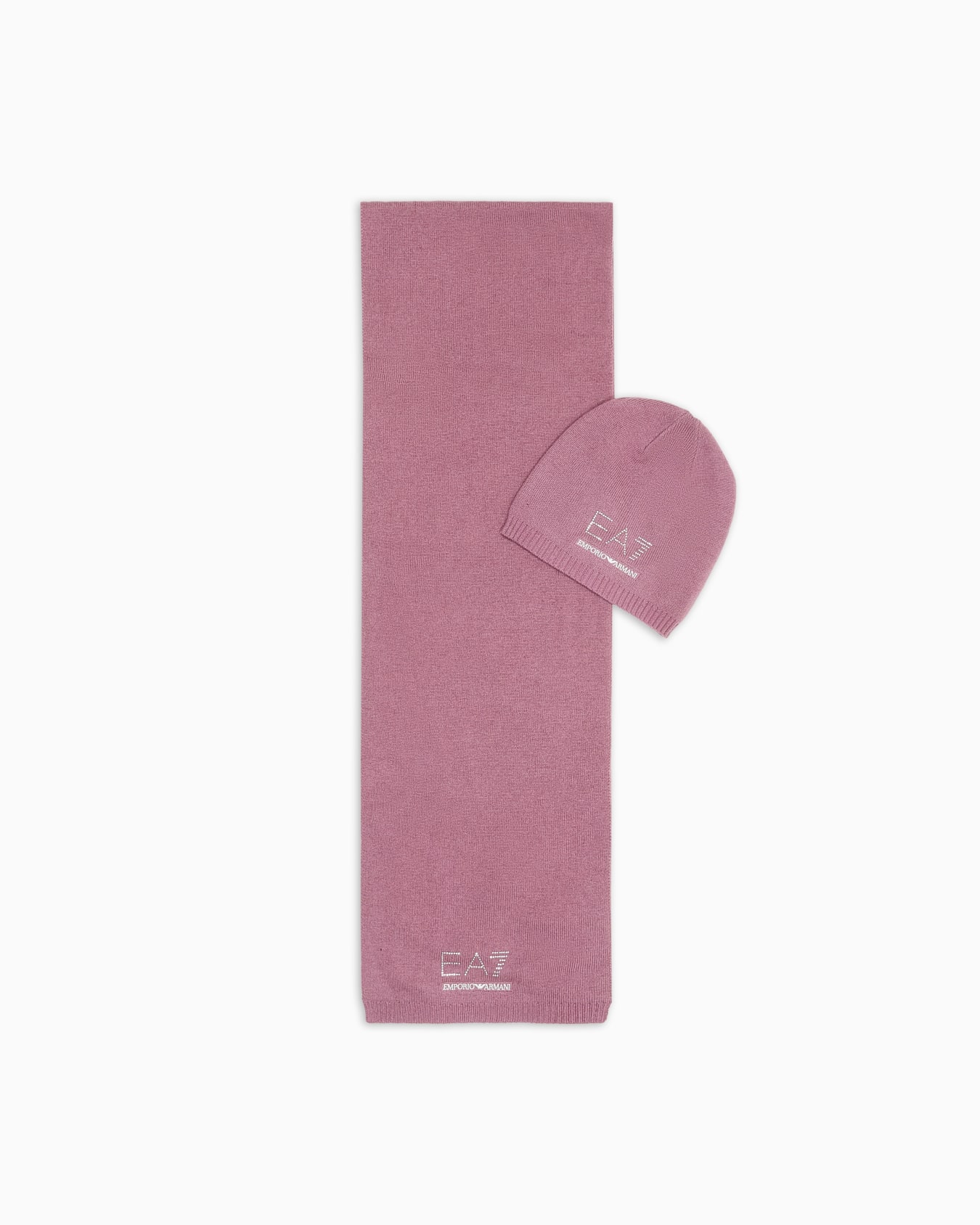 Set beanie e sciarpa Evolution con logo borchiette Slide 0