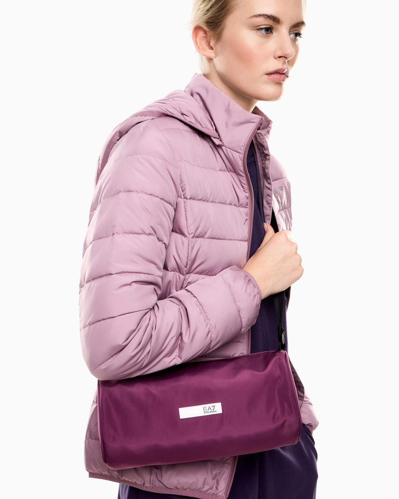 Shoulder bag in technical fabric Slide 5
