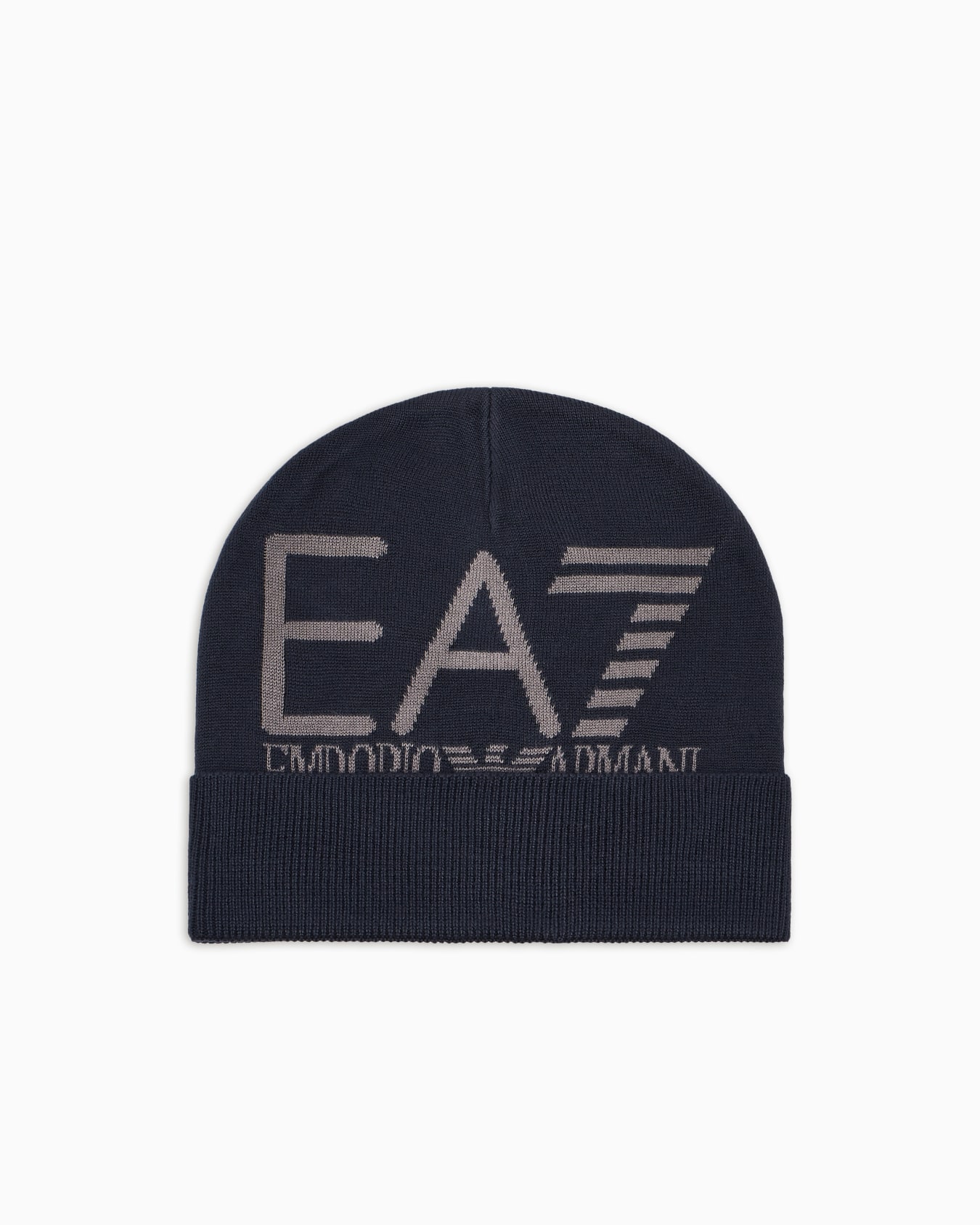 Beanie Visibility con maxi logo EA7 Slide 0