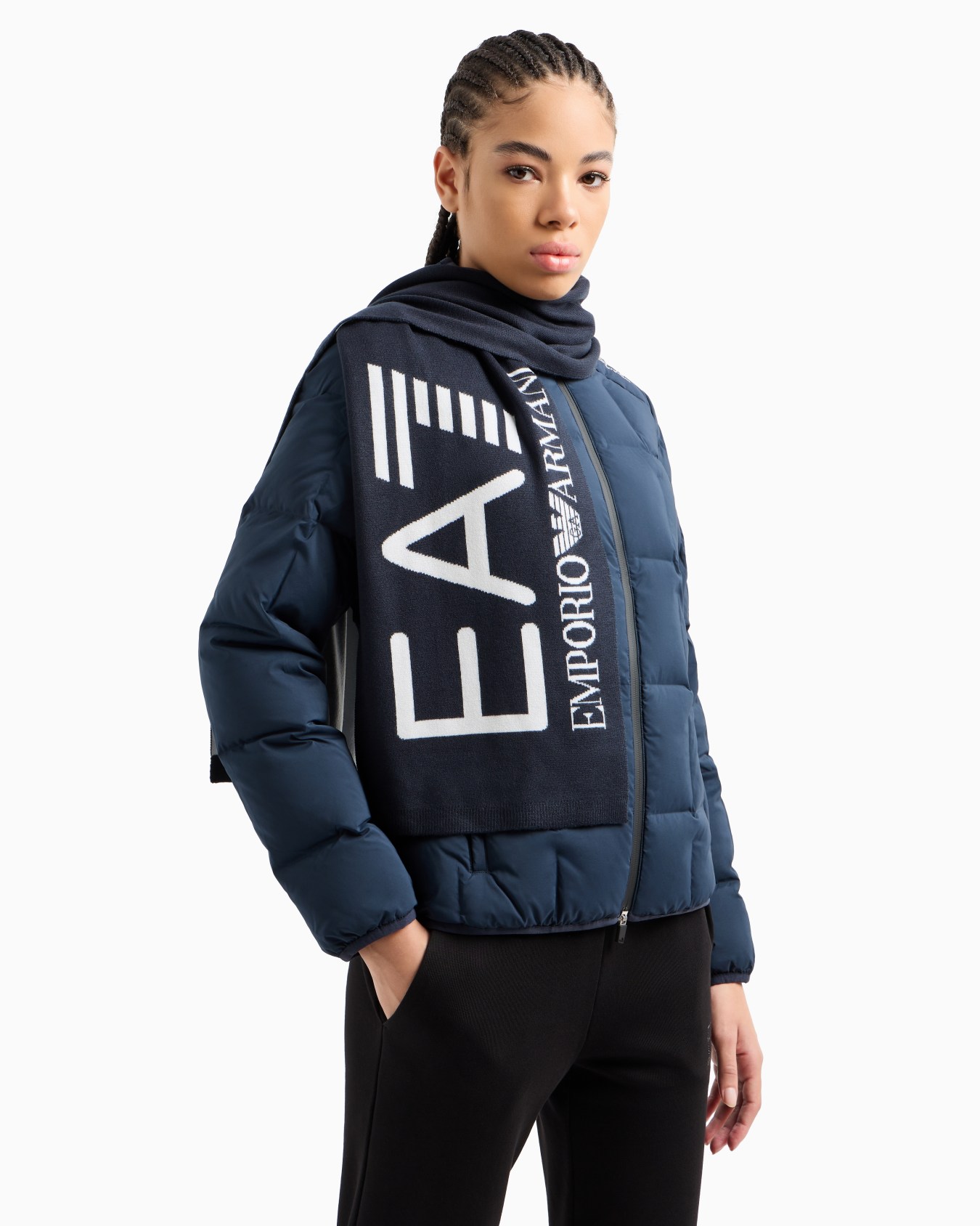 Écharpe Visibility avec grand logo EA7 Diapositive 3