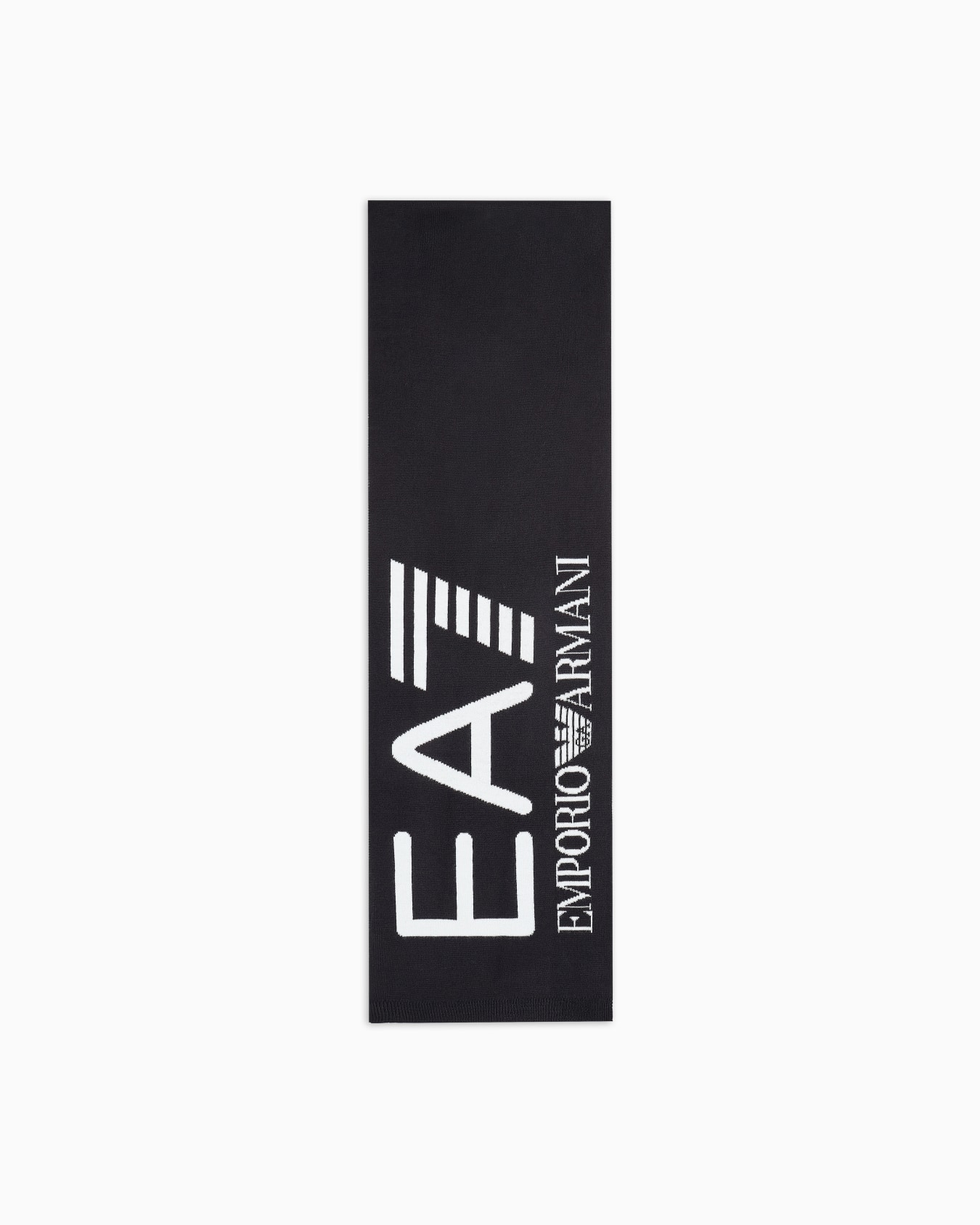 Visibility マフラー EA7オーバーサイズロゴ スライドする 0