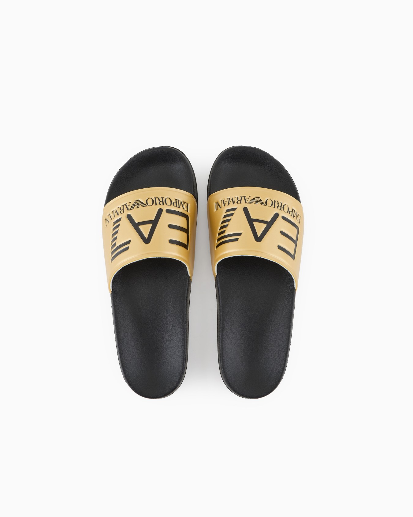 Claquettes avec grand logo Diapositive 2