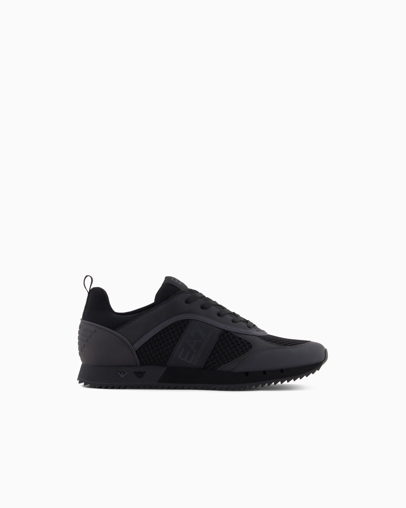 Black and White Laces sneakers Slide 0