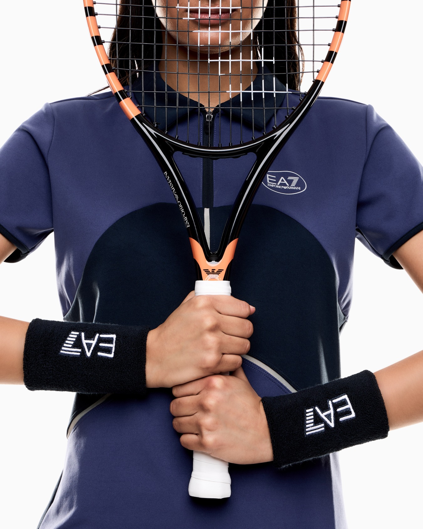 Tennis Pro stretch-cotton blend wristbands Slide 2