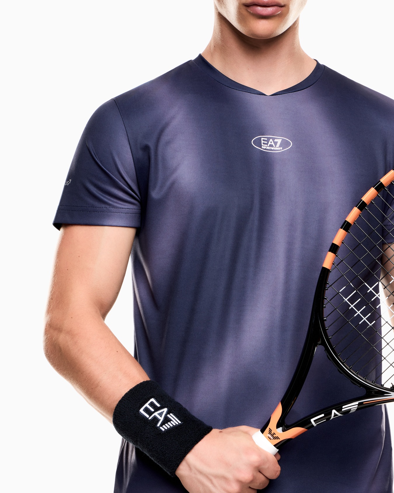 Tennis Pro リストバンド ストレッチコットン混紡 スライドする 3
