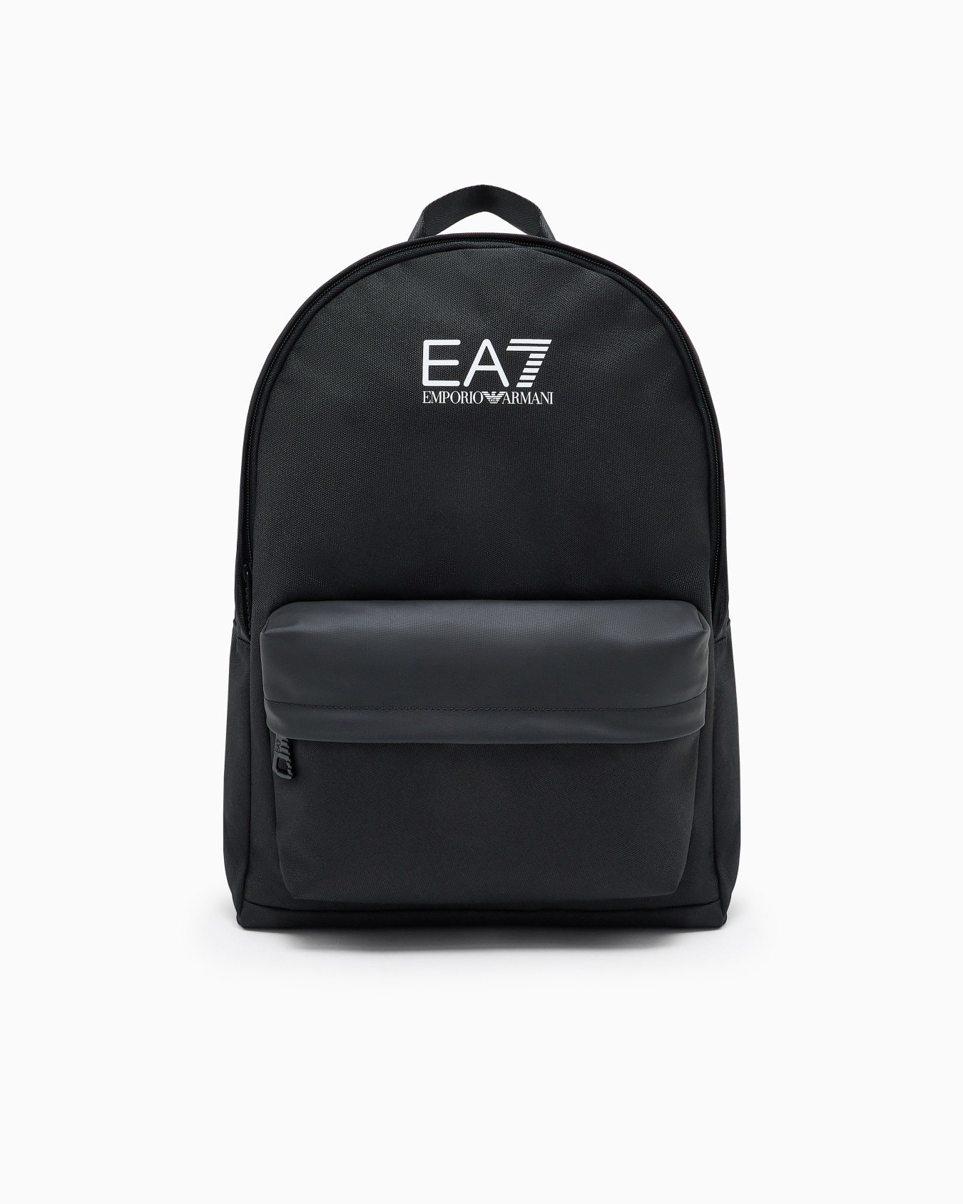 Train Core round backpack with oversized EA7 Logo Slide 0