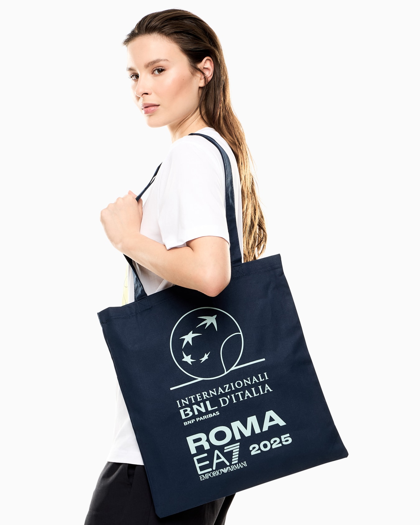 Italian Open cotton tote bag Slide 4
