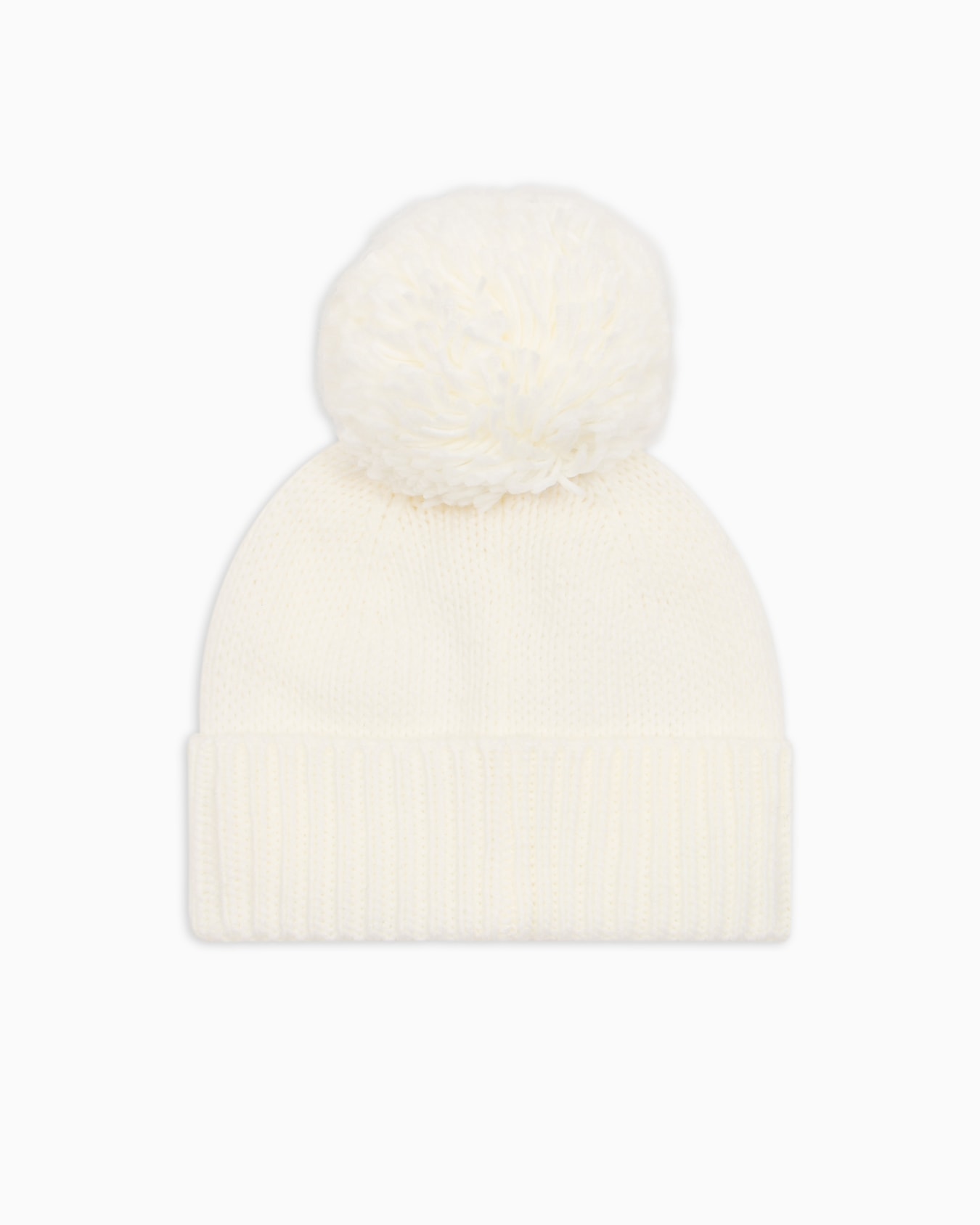 Junior technical fabric beanie with pom-pom Slide 1