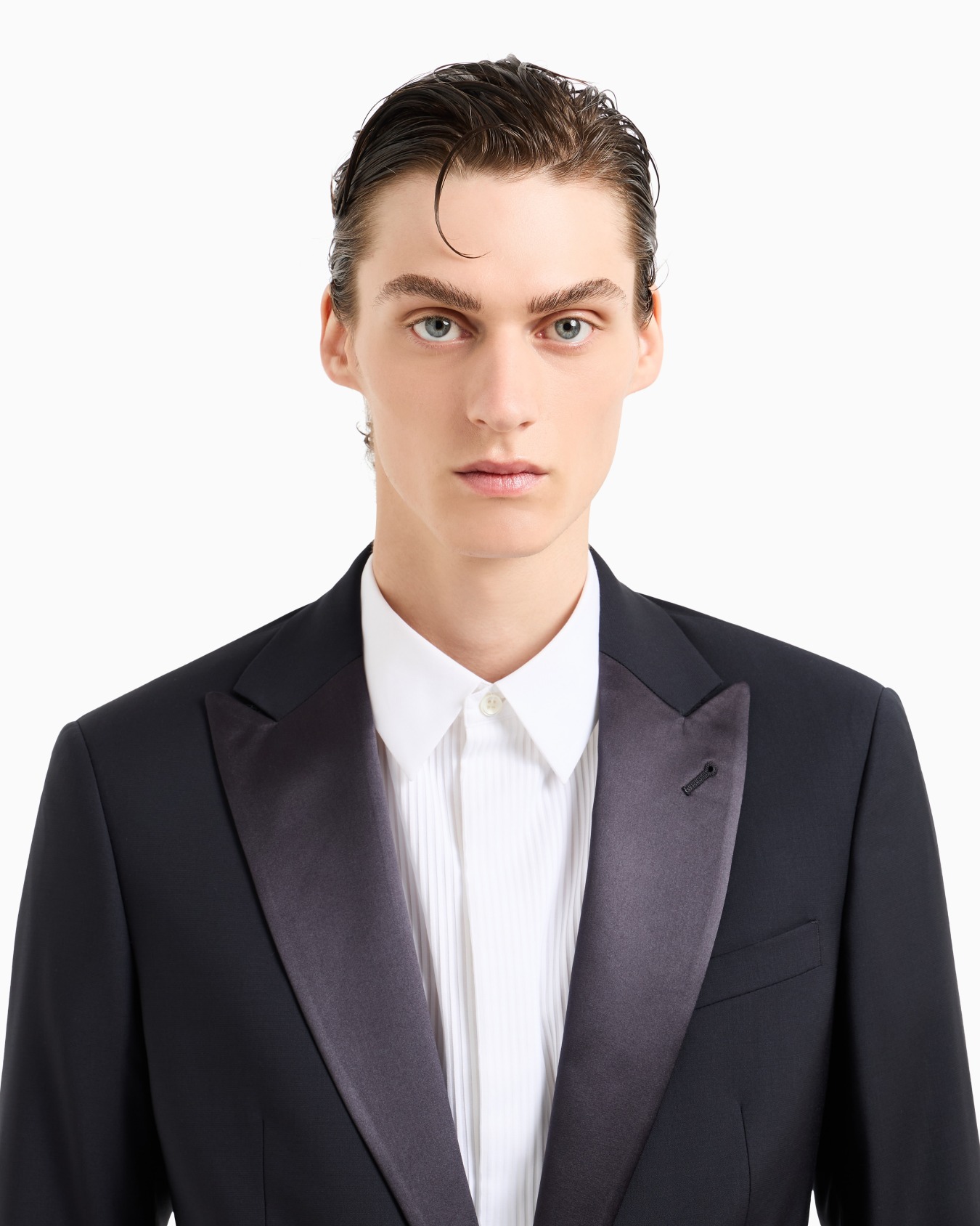 Pure wool, half-canvassed, slim-fit tuxedo from the Icon Soho line Slide 4