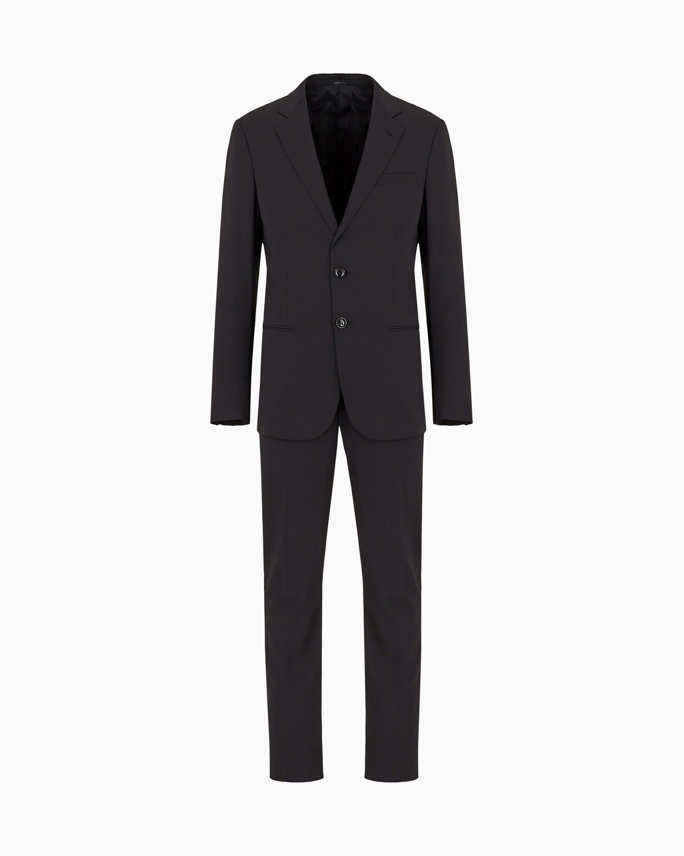 Single-breasted Soho line suit in virgin wool Slide 0