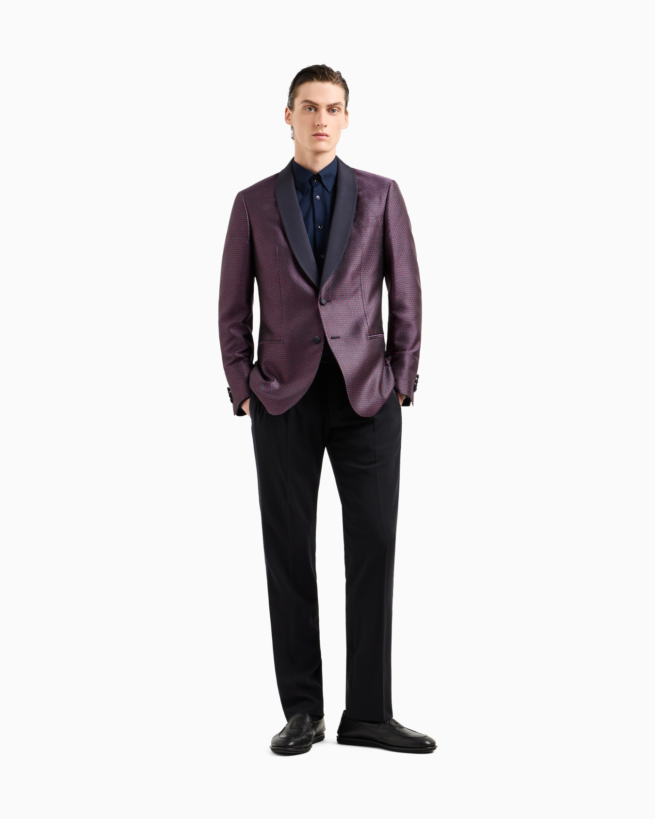 Chemise coupe slim Icon en jersey de coton Diapositive 1