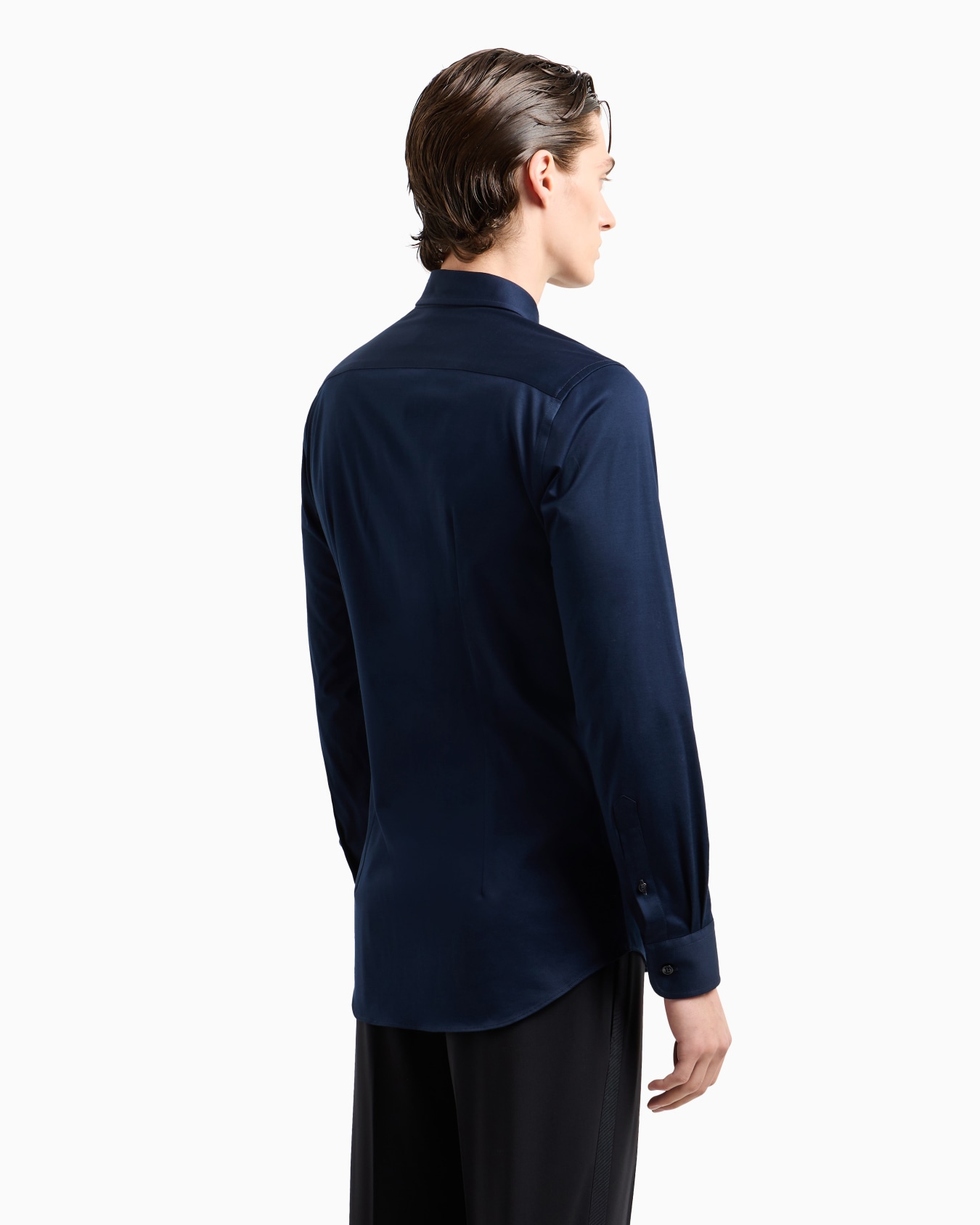 Chemise coupe slim Icon en jersey de coton Diapositive 2