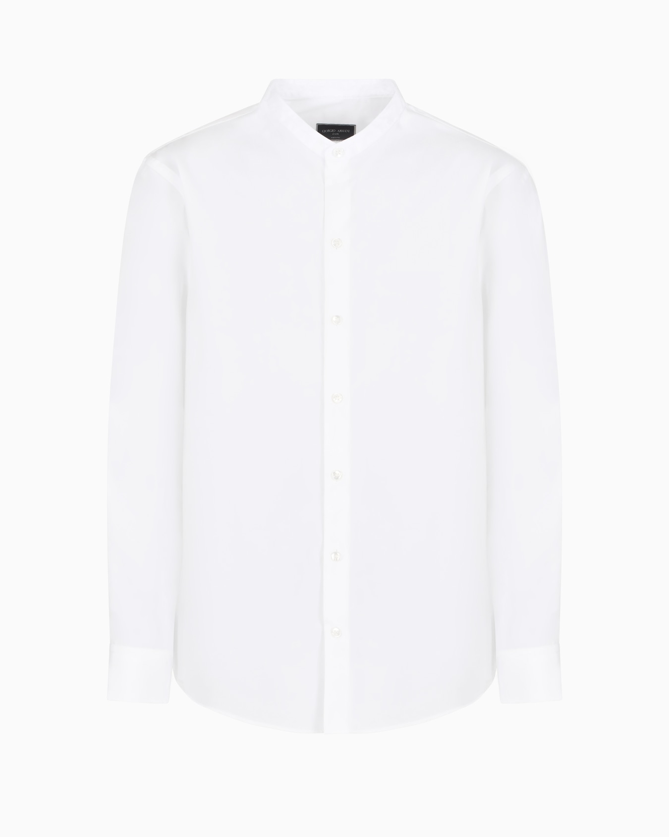 Plain-knit stretch cotton Icon shirt Slide 0
