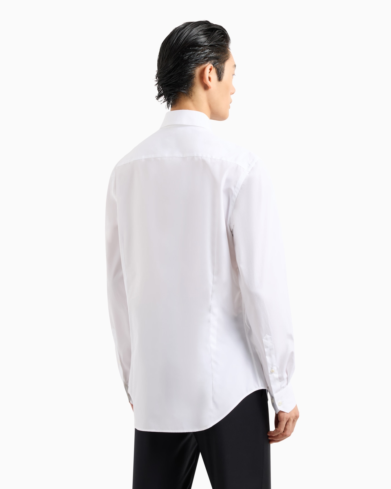 Camisa de algodón de cuello mao Diapositiva 2