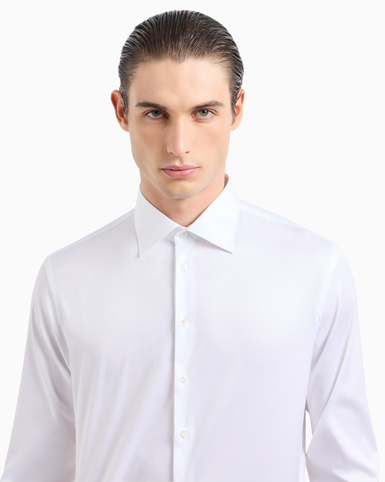Camisa clásica regular fit de algodón Diapositiva 4