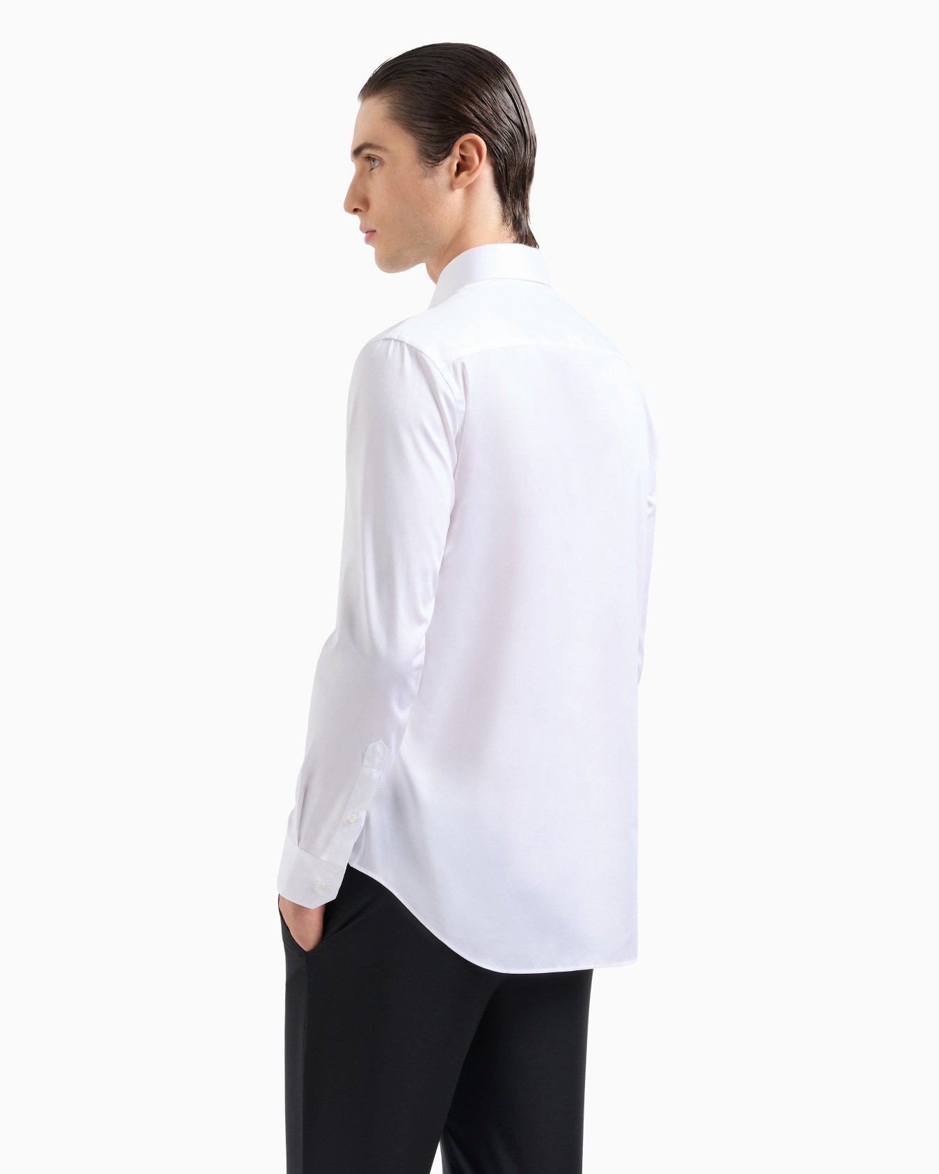 Camisa clásica regular fit de algodón Diapositiva 2