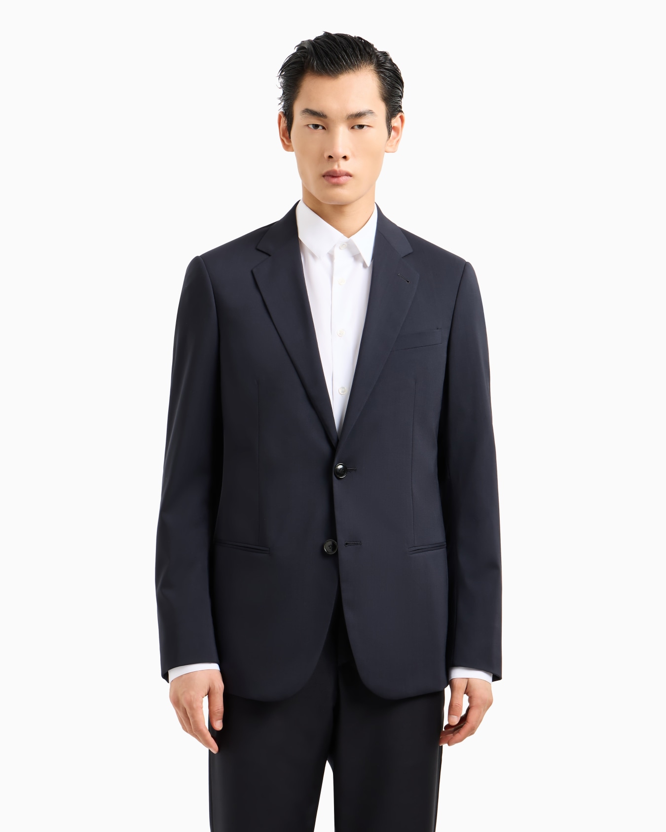 Veste droite en pure laine vierge ligne Soho Diapositive 3