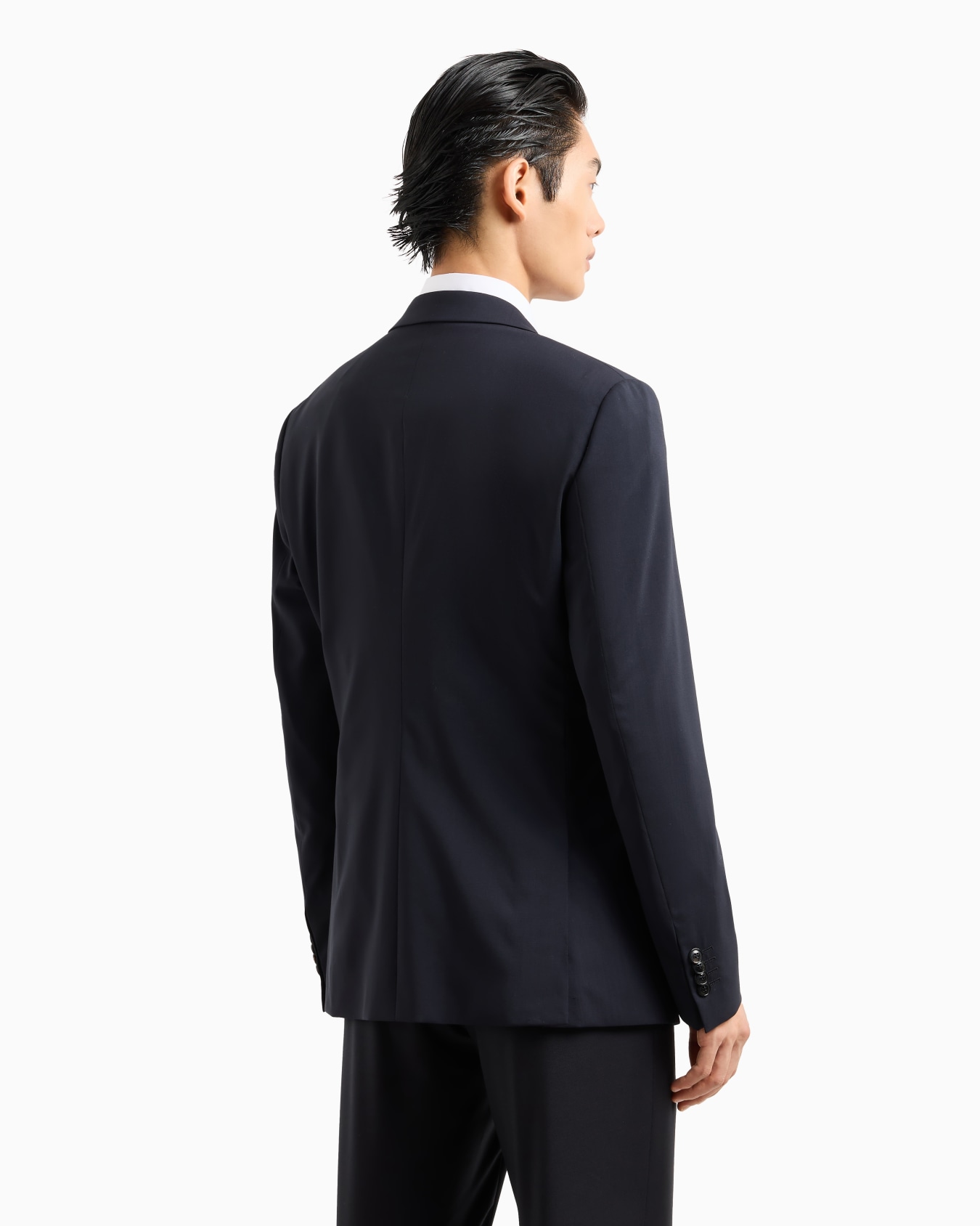 Veste droite en pure laine vierge ligne Soho Diapositive 2