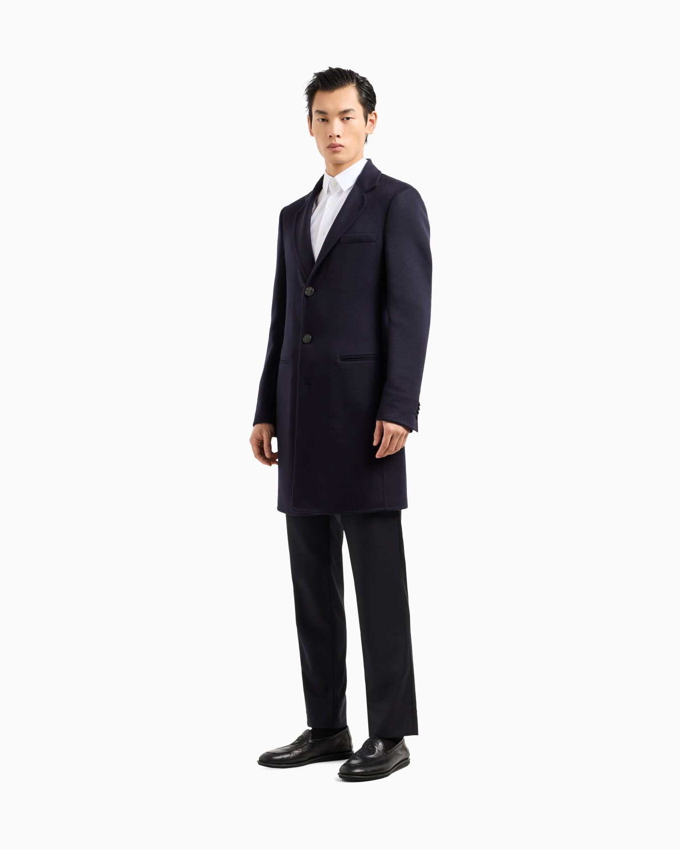 Manteau en tissu double de cachemire Diapositive 3